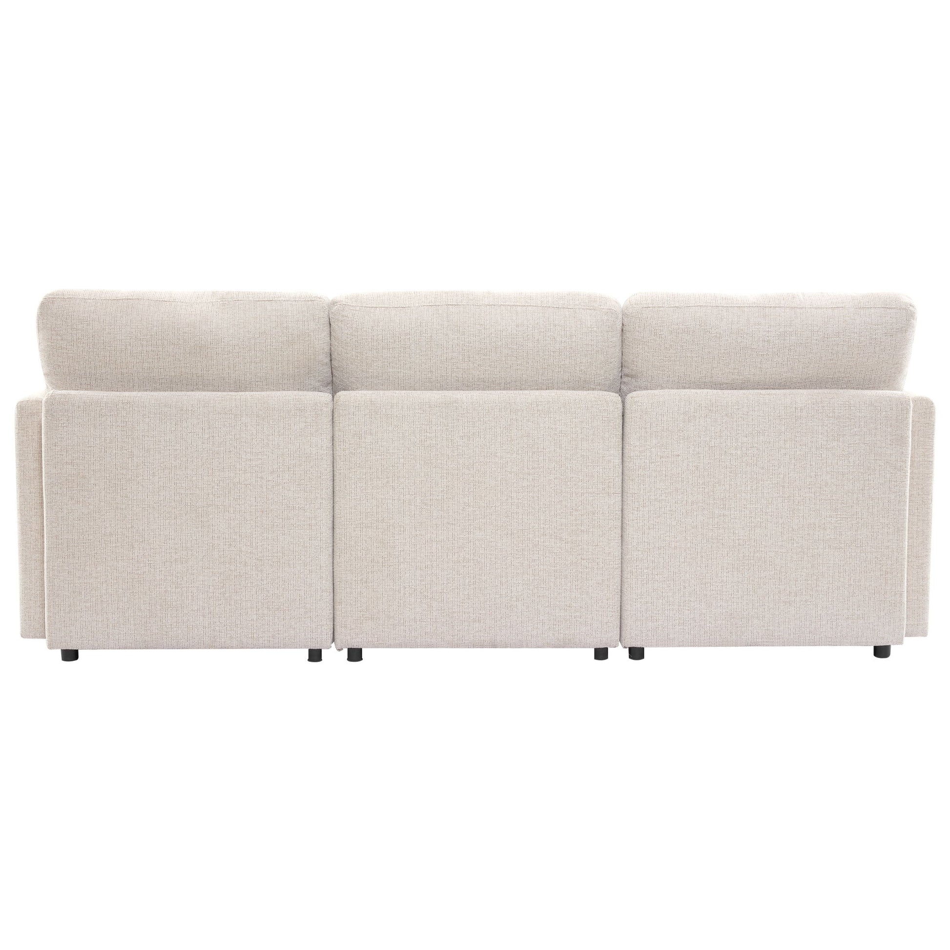 Sectional Sofa Modular U-Shaped With Ottoman & USB Ports - Best Buy Furniture