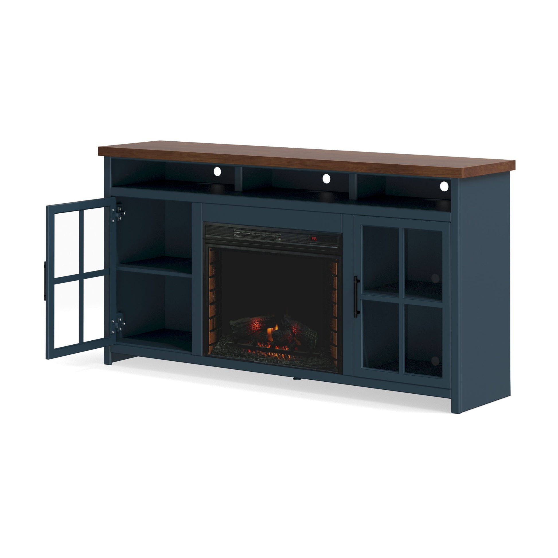 Nantucket - 74" Fireplace TV Stand Console - Best Buy Furniture