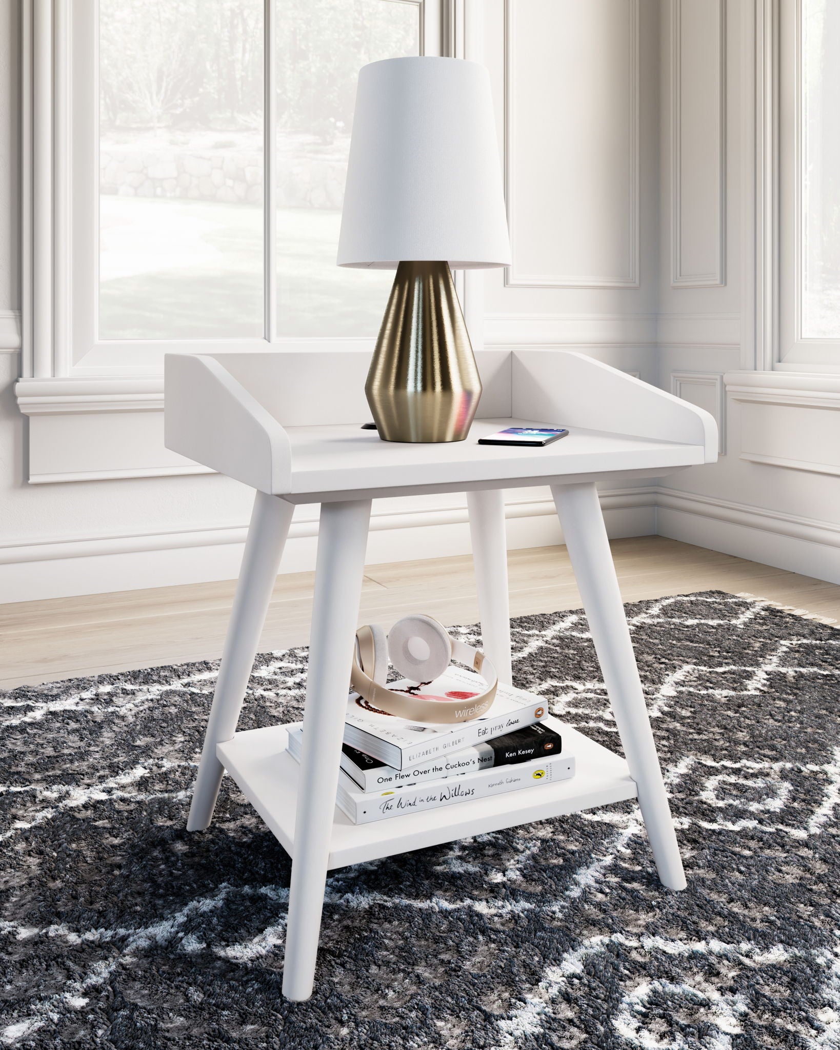 Blariden - Accent Table - White - Best Buy Furniture