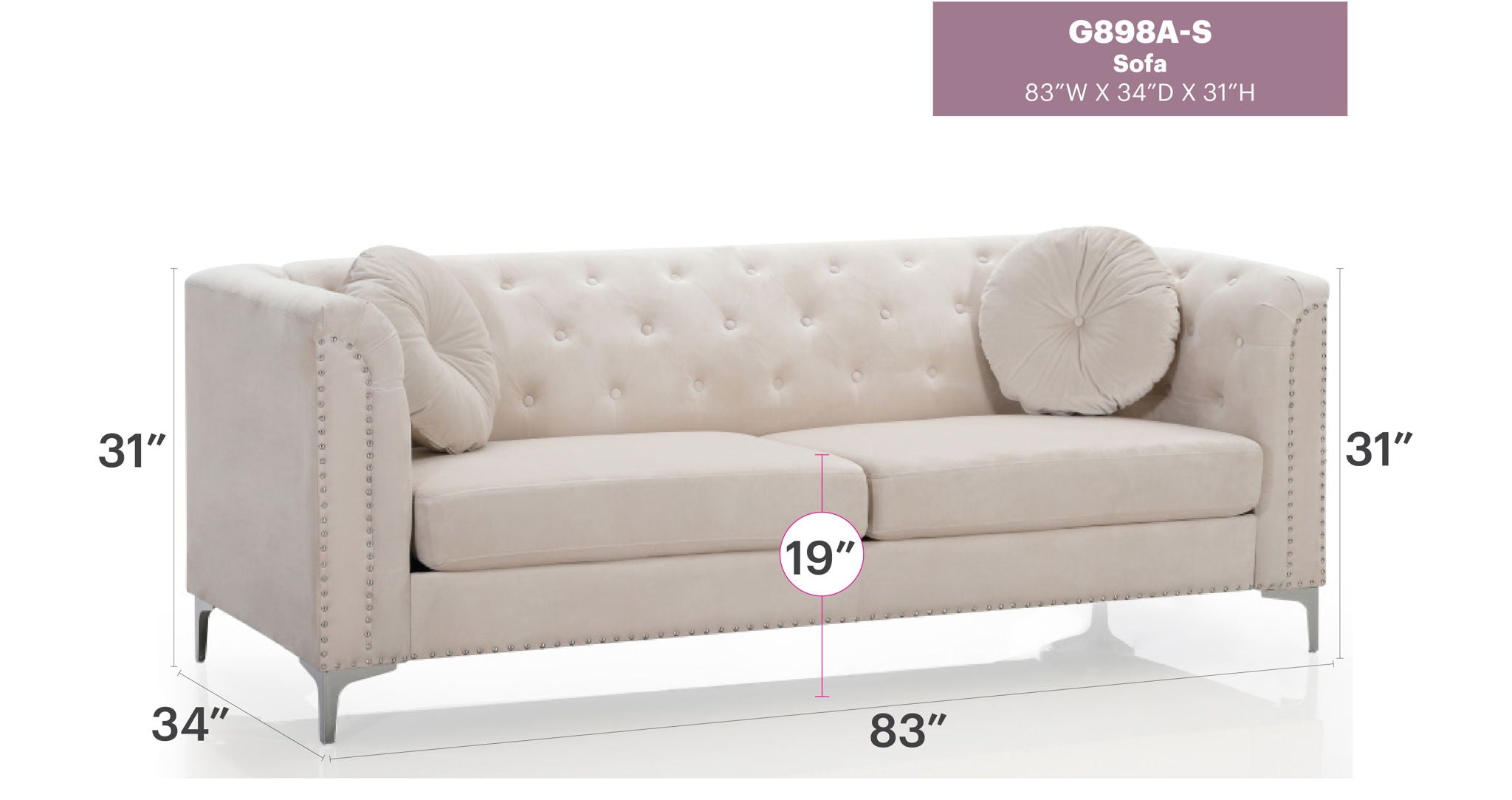 Elegant Contemporary Sofa - Best Buy Furniture