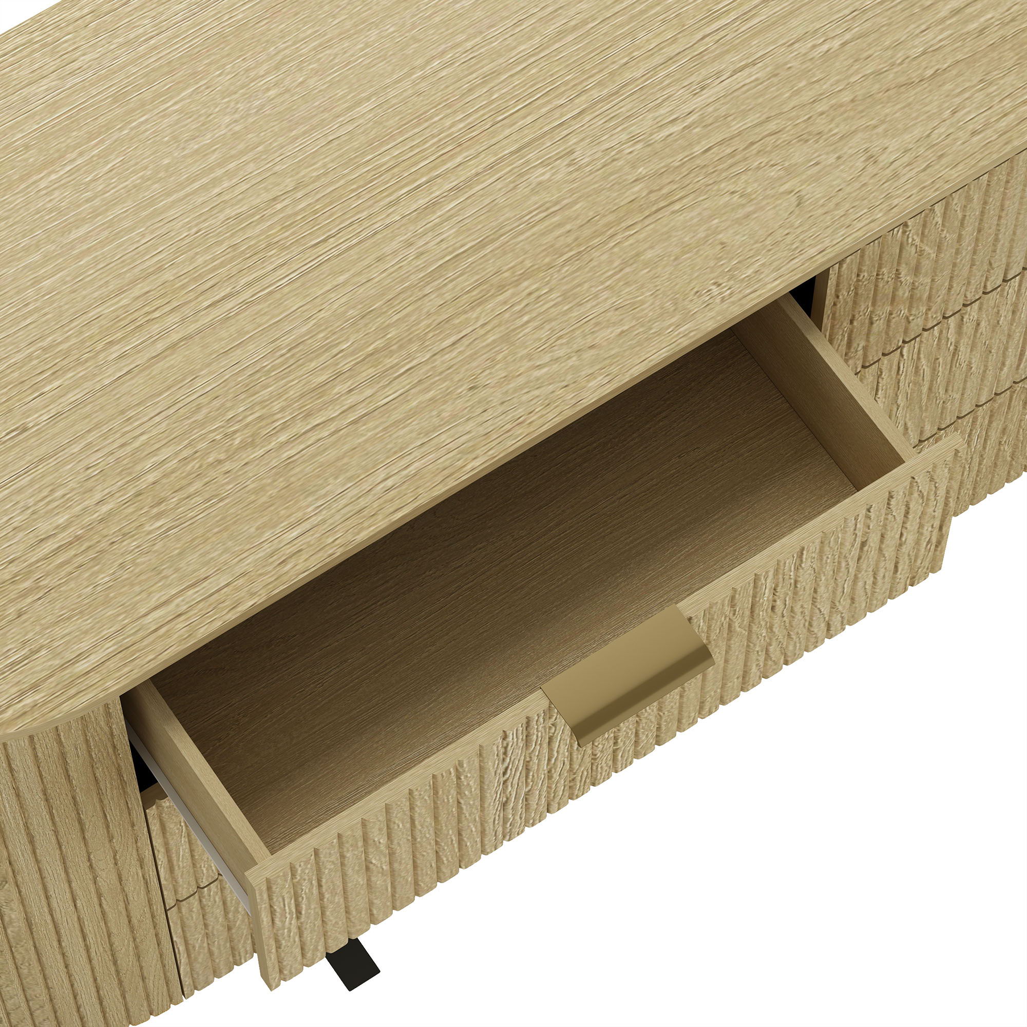 Olivia - Double Dresser With 6 Drawers - Oak