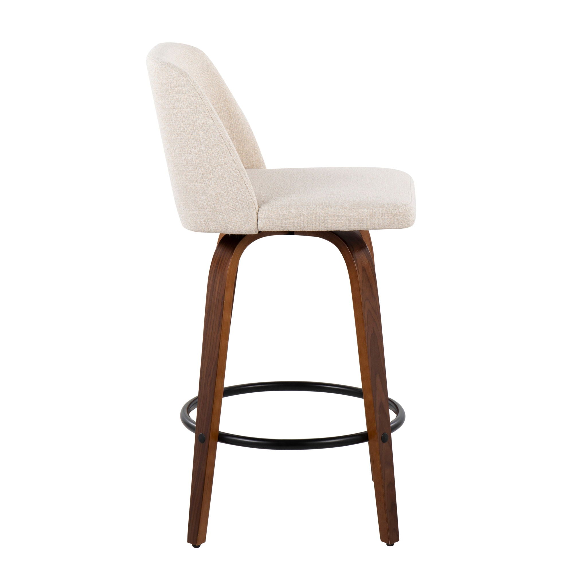 Toriano - Mid Century Modern, Counter Stool (Set of 2) - Best Buy Furniture