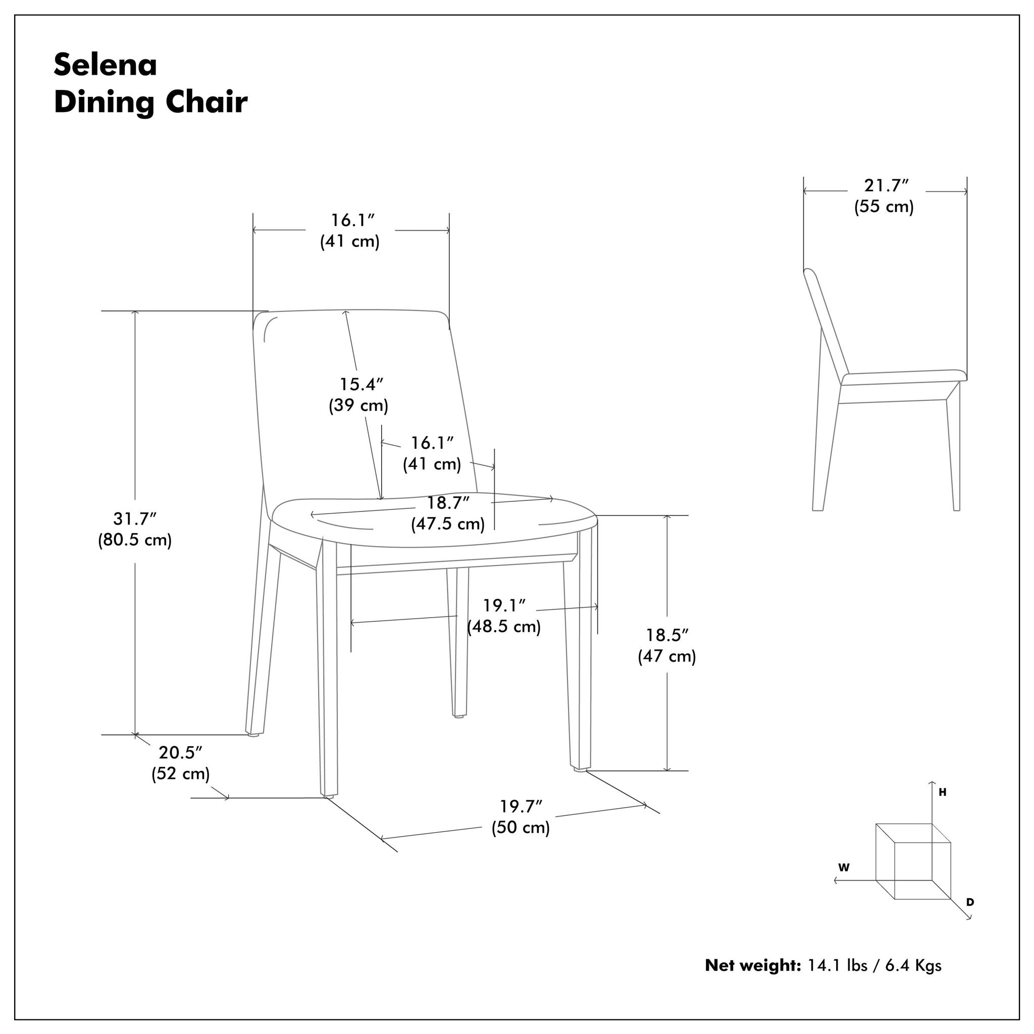 Selena - Upholstered Dining Chair (Set of 2) - Best Buy Furniture