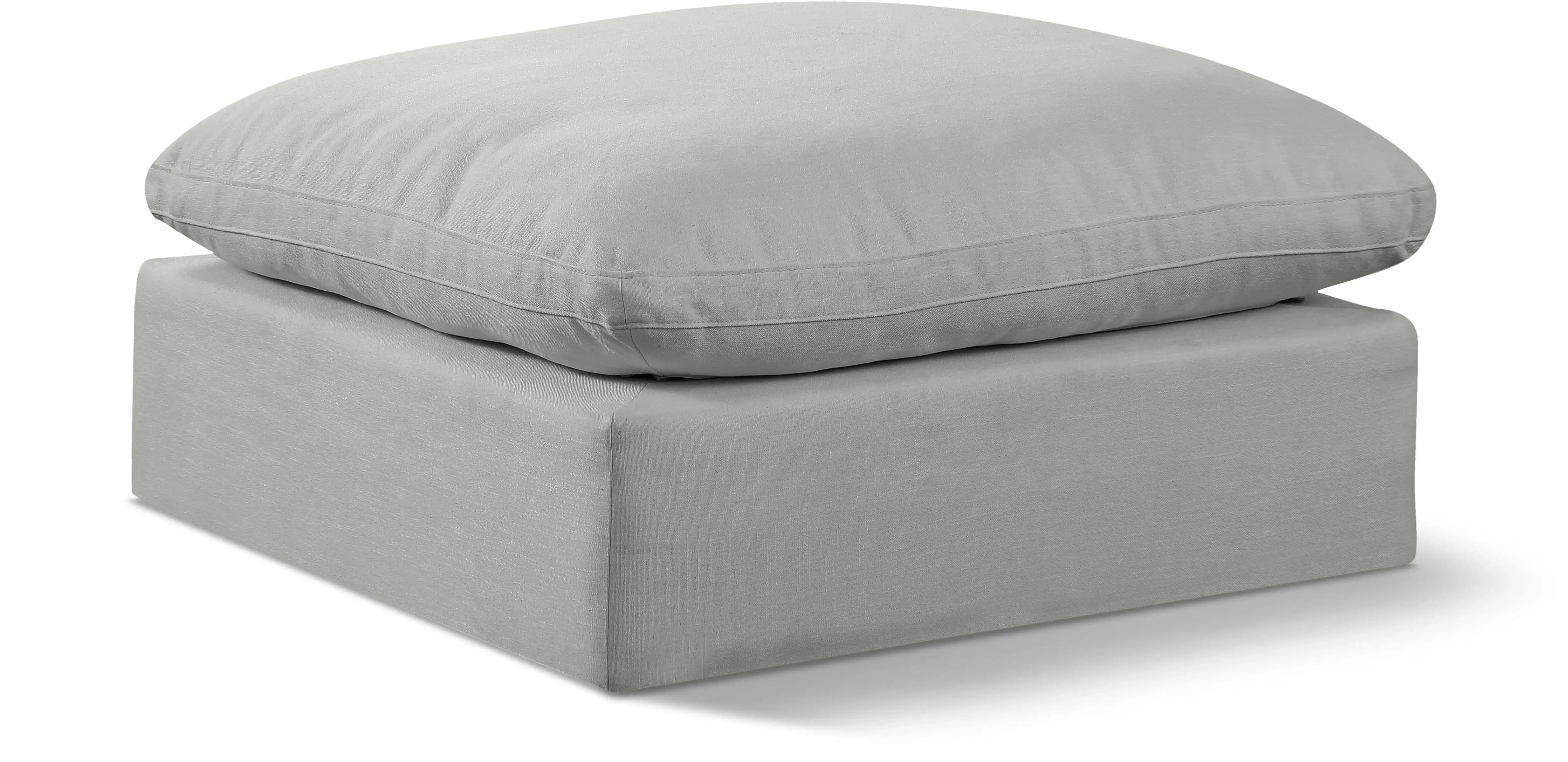 Comfy - Linen Ottoman - Best Buy Furniture