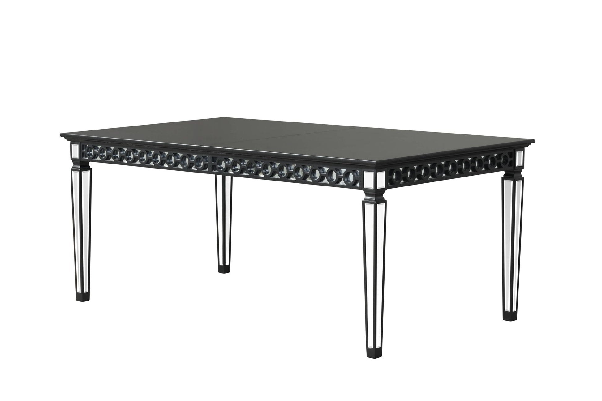 Varian II - Mirrored Dining Table - Black - Best Buy Furniture