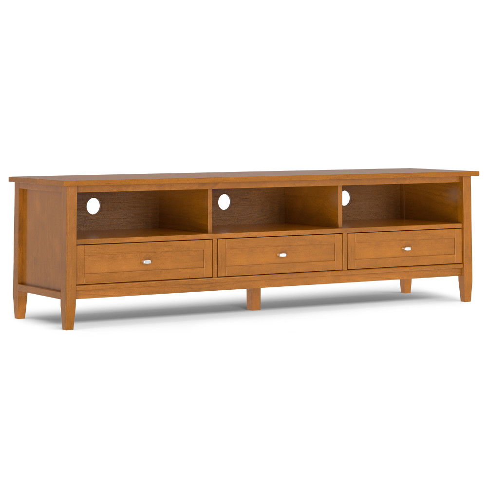 Warm Shaker - Handcrafted Low TV Media Stand - Best Buy Furniture