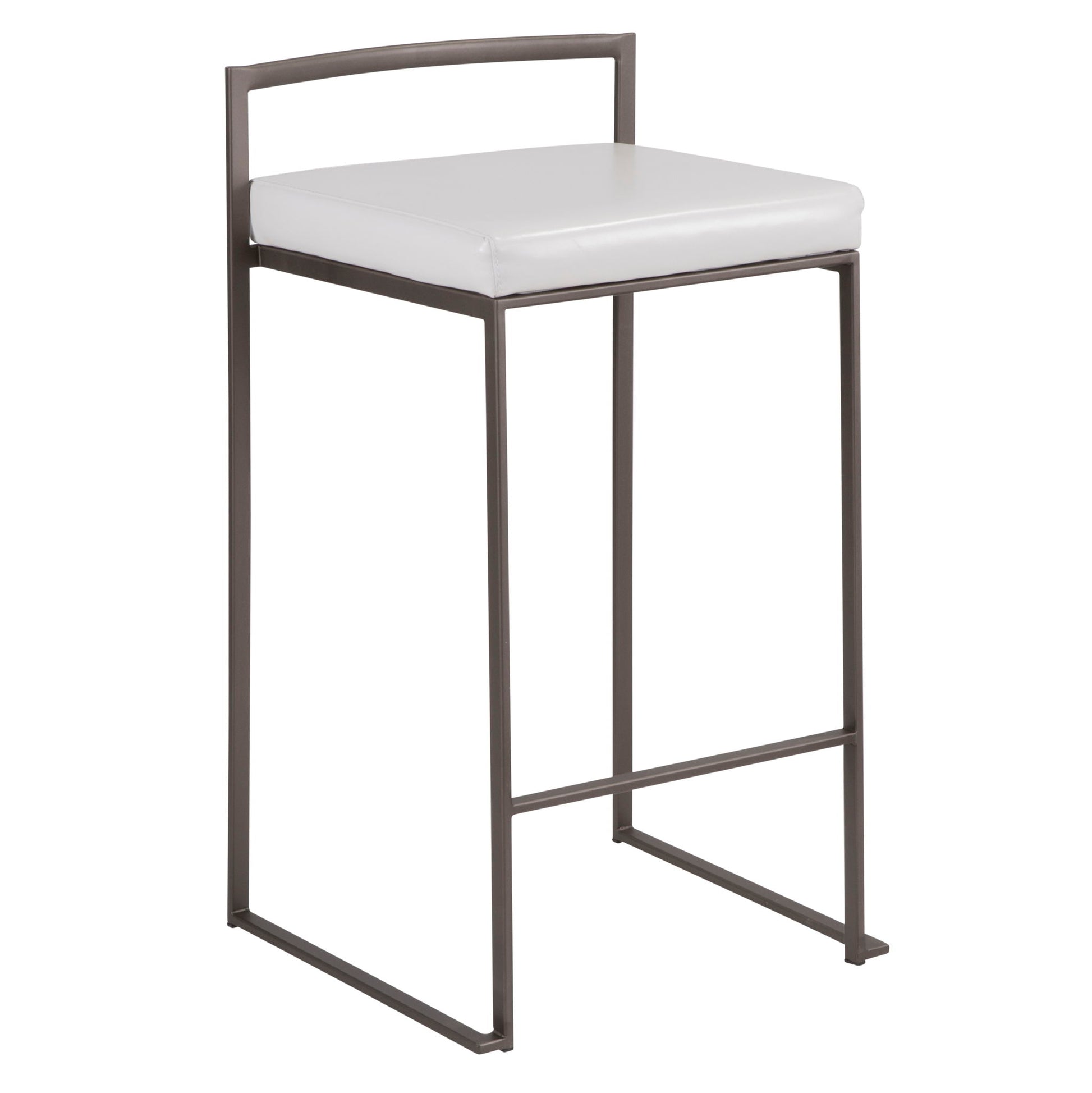 Fuji - Industrial Stackable Counter Stool Elegant Design - Best Buy Furniture