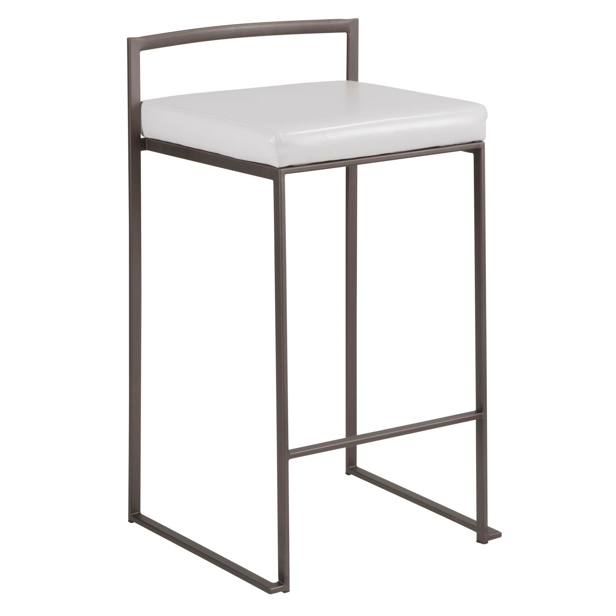 Fuji - Industrial Stackable Counter Stool Elegant Design - Best Buy Furniture