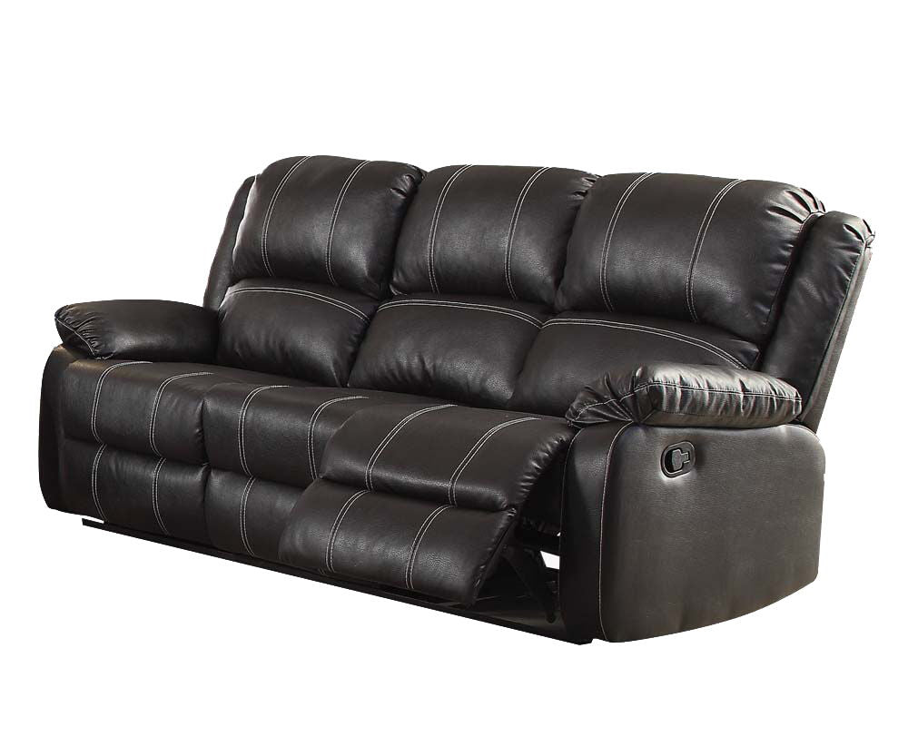 Zuriel - Synthetic Leather 3 Piece Living Room Recliner Set - Best Buy Furniture