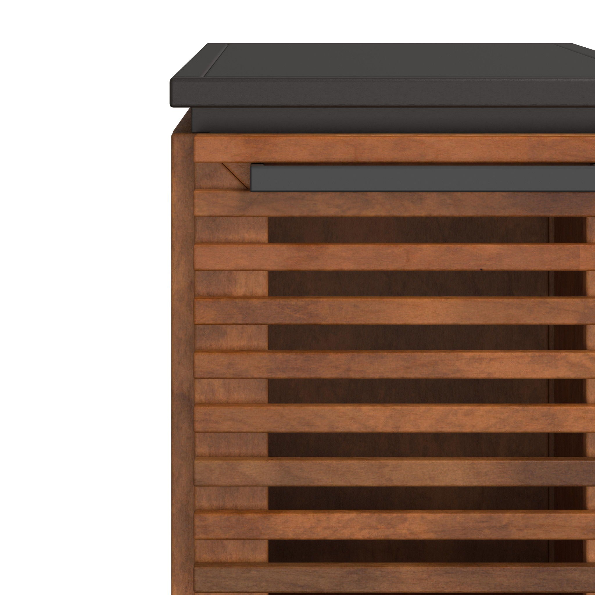 Graceland - Chairside Table, Fully Assembled - Black, Bourbon - Best Buy Furniture