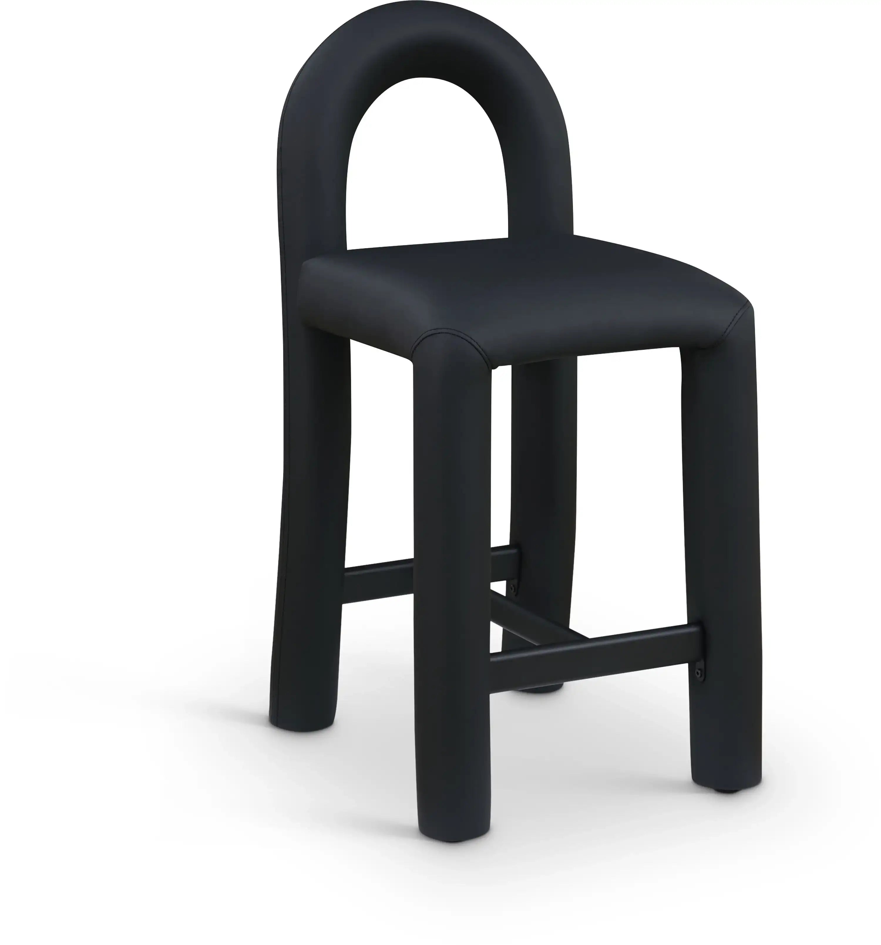 Amari - Faux Leather Stool - Best Buy Furniture