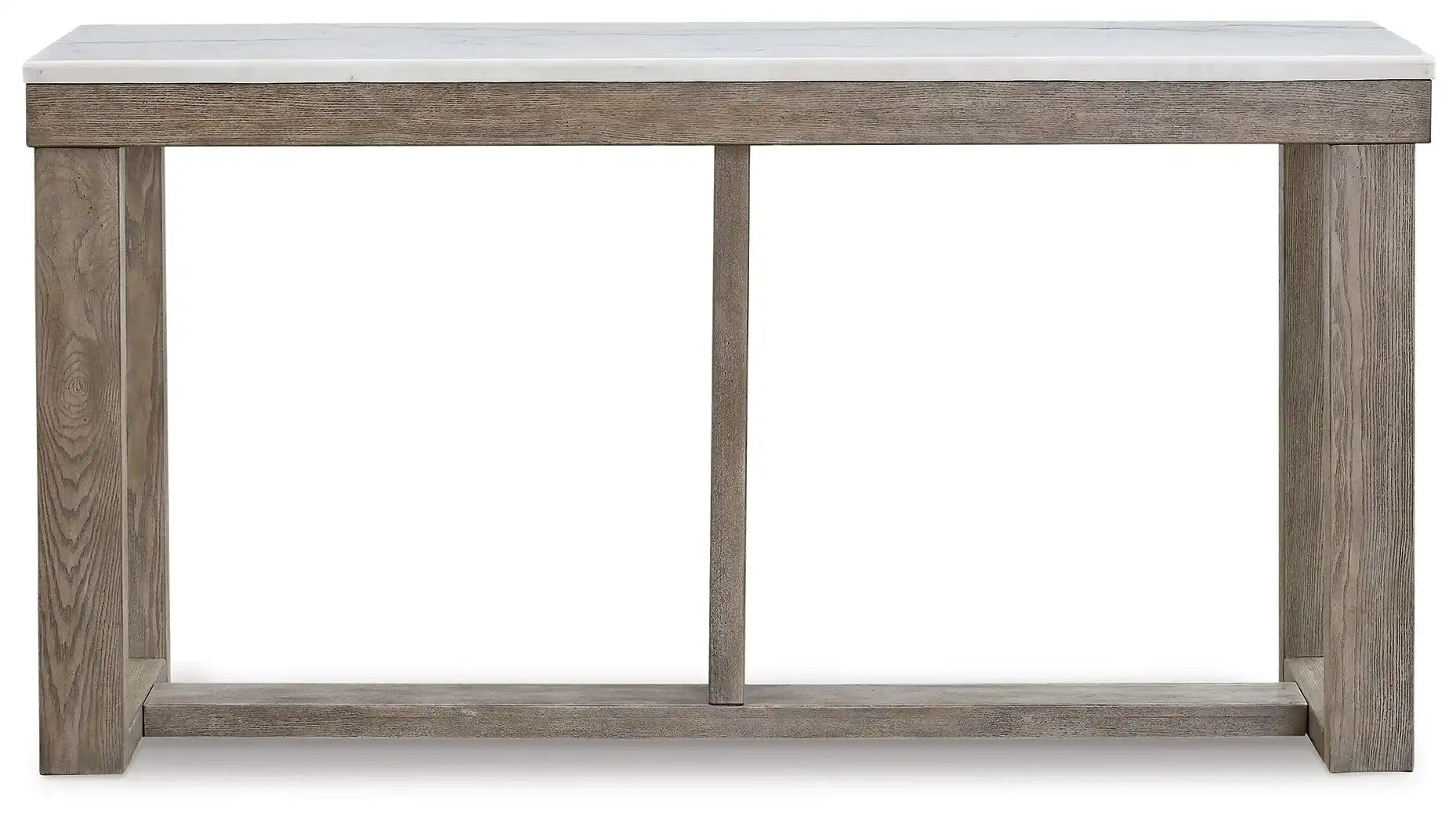 Loyaska - Sofa Table - Brown / Ivory - Best Buy Furniture