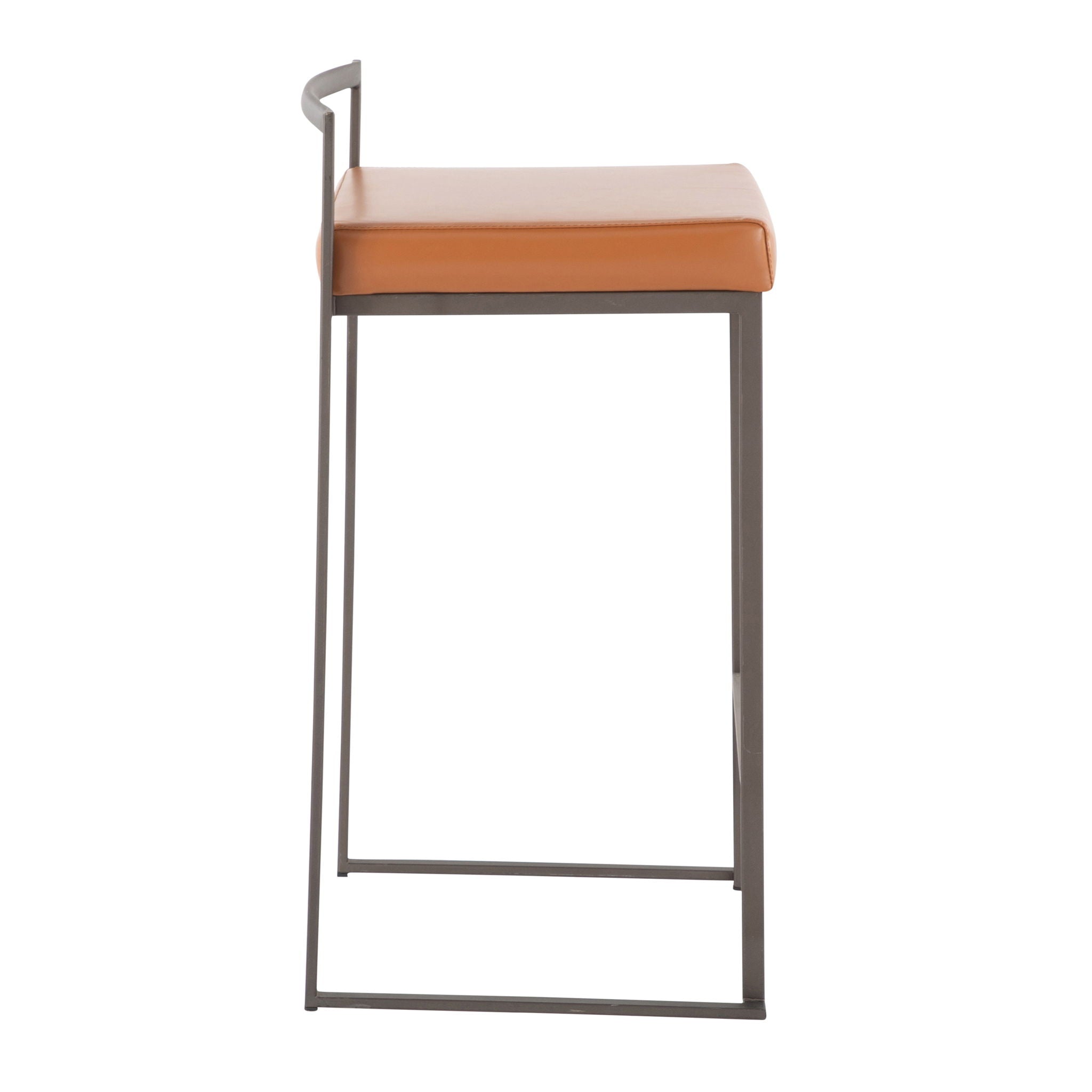 Fuji - Industrial Stackable Counter Stool Elegant Design - Best Buy Furniture