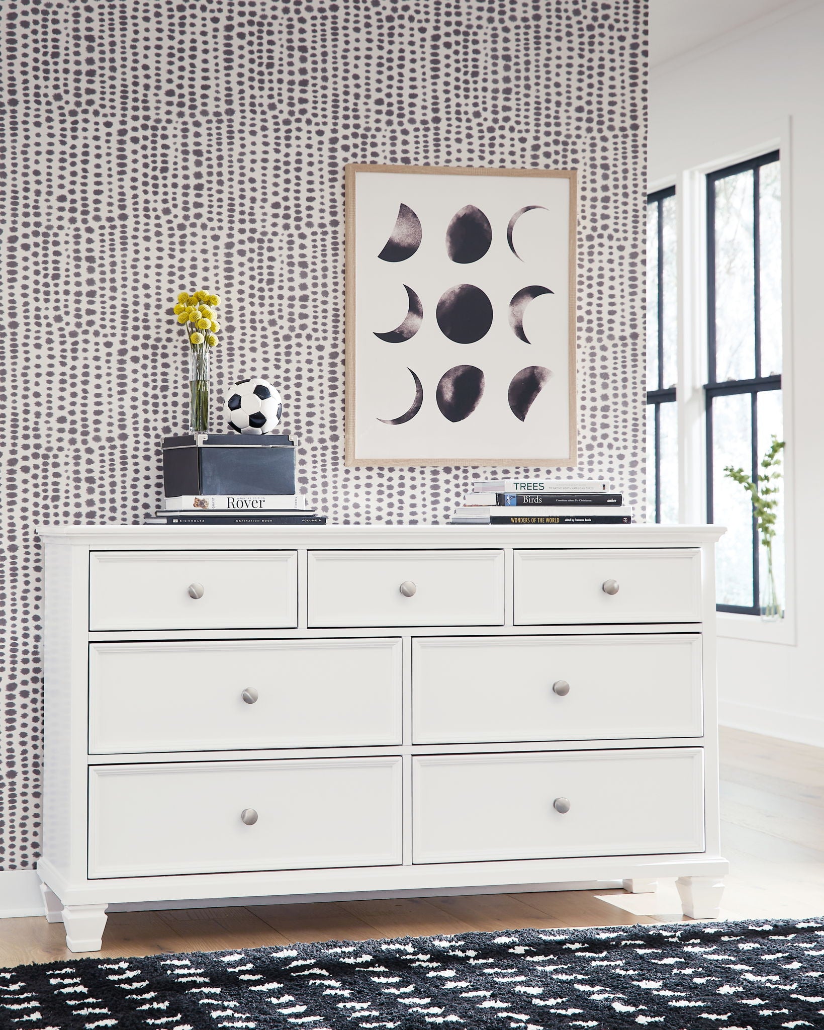 Fortman - Dresser - White - Best Buy Furniture