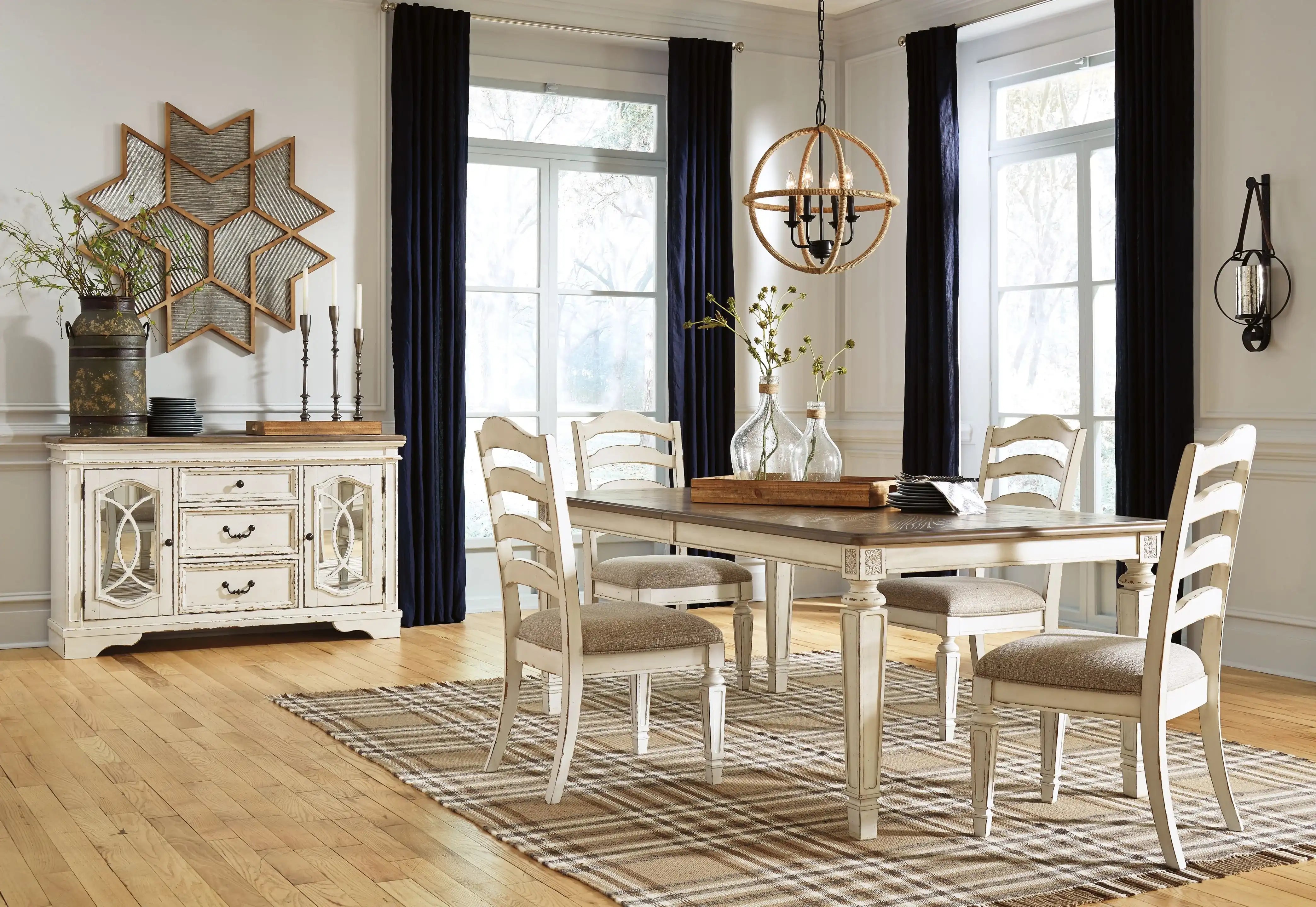 Realyn - Rectangular Dining Table Set - Best Buy Furniture
