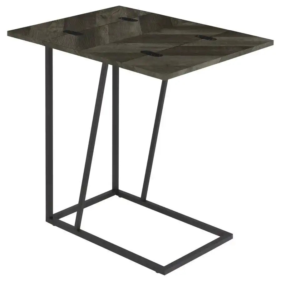 Carly - Expandable Engineered Wood C-Shaped Side Table - Best Buy Furniture