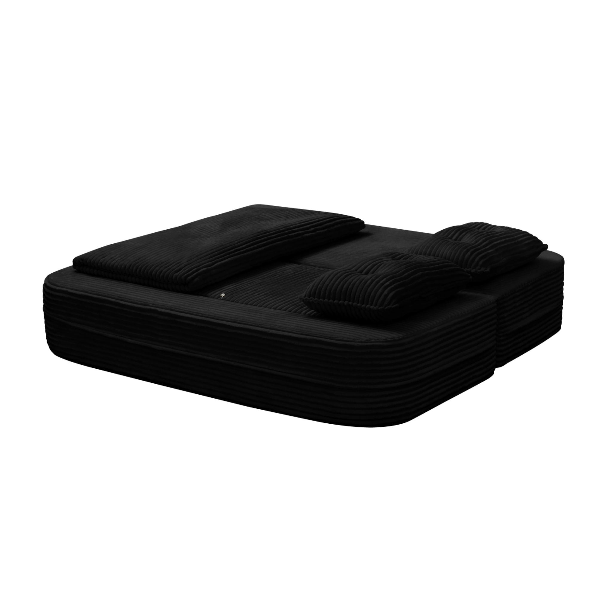 Multi Functional Sectional Sofa Bed With Independent Chaise Lounge And Functional Blanket - Best Buy Furniture