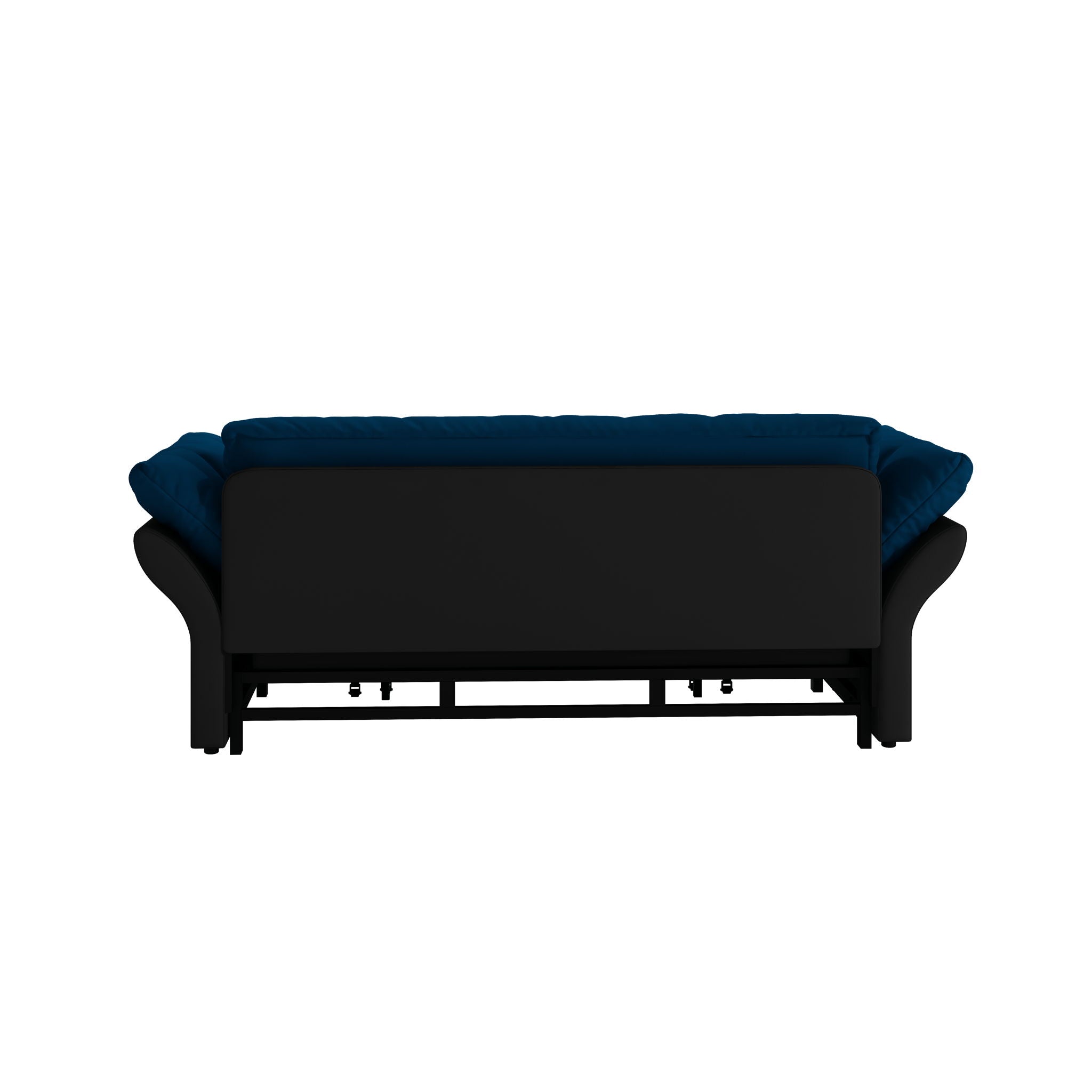 Queen Pull Out, 3 In 1 Convertible Sleeper Tufted Sofa & 2 Soft Pillows