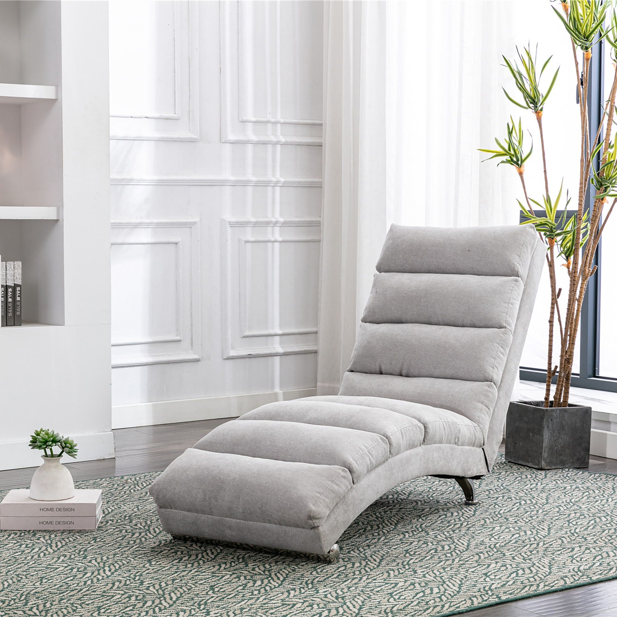 Massage Chaise Lounge Indoor With Remote Control, Ergonomic Electric Massage Lounger - Best Buy Furniture