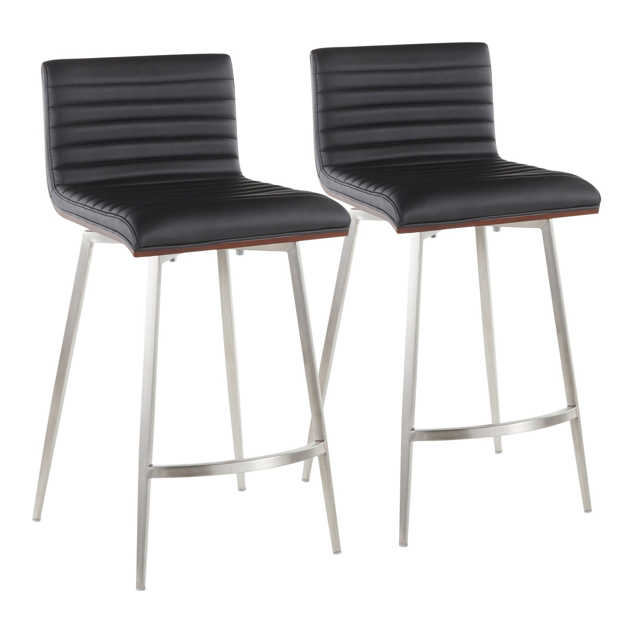 Mason - Contemporary Swivel Counter Stool (Set of 2) - Best Buy Furniture