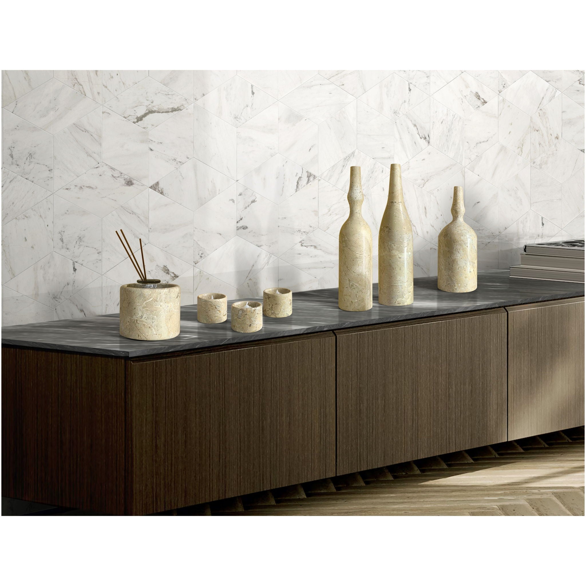 7 Pieces Luxury Natural Marble Living Room Accessories Set - Best Buy Furniture