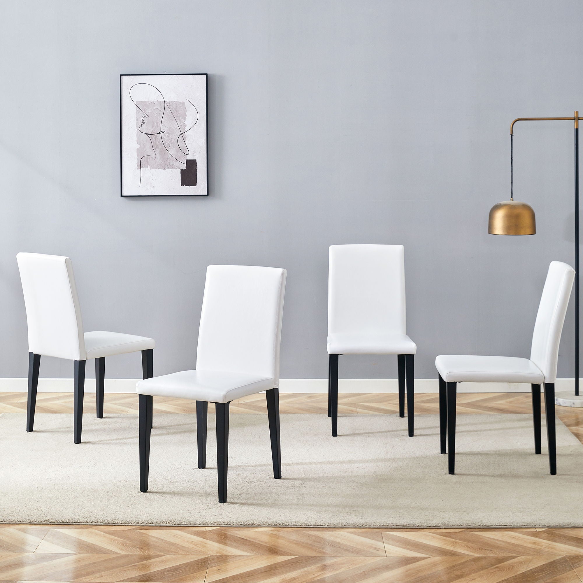 Versatile Dining Chairs With Comfortable Design And Metal Legs - Best Buy Furniture
