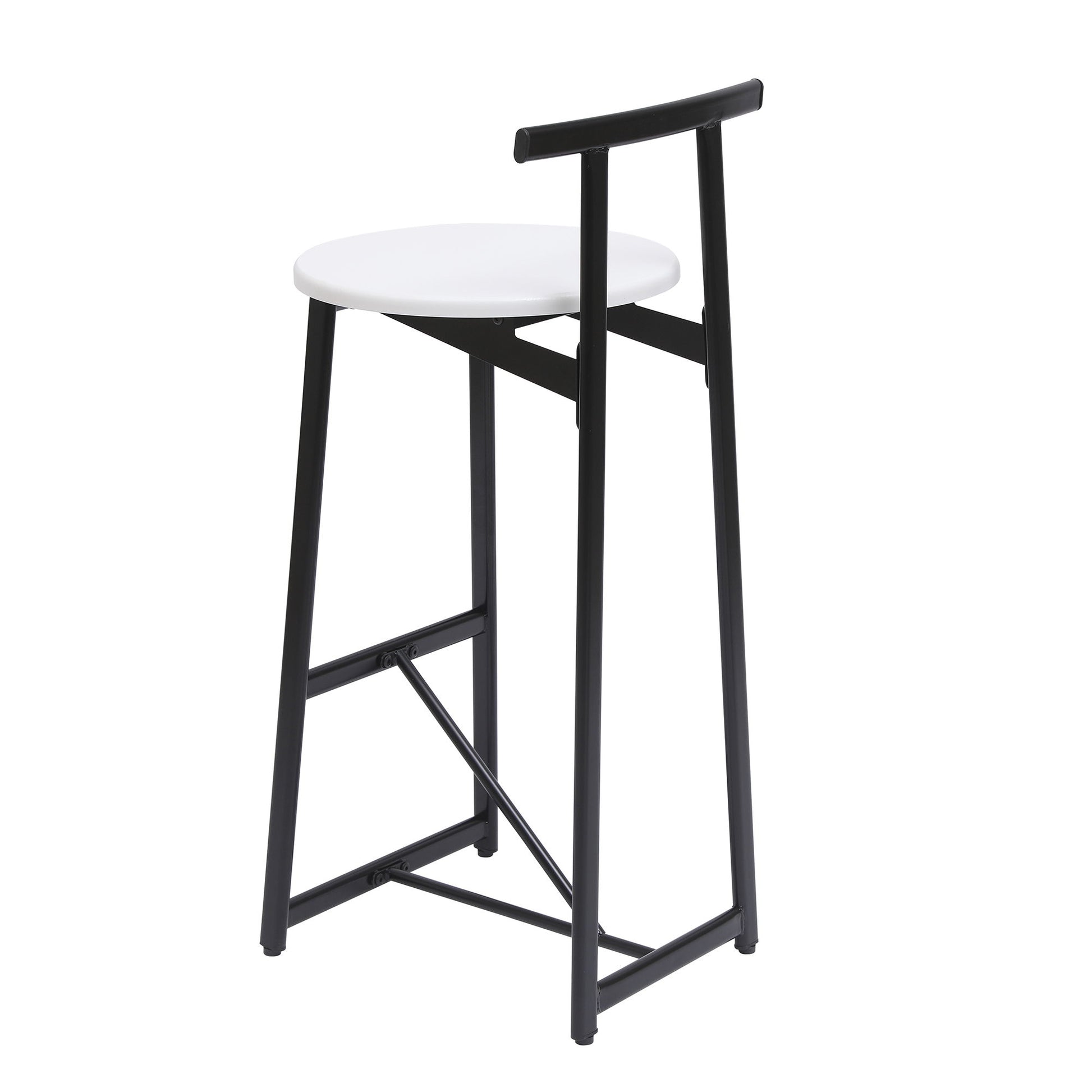Modern Bar Stools With Backrest For Kitchen (Set of 3) - Best Buy Furniture