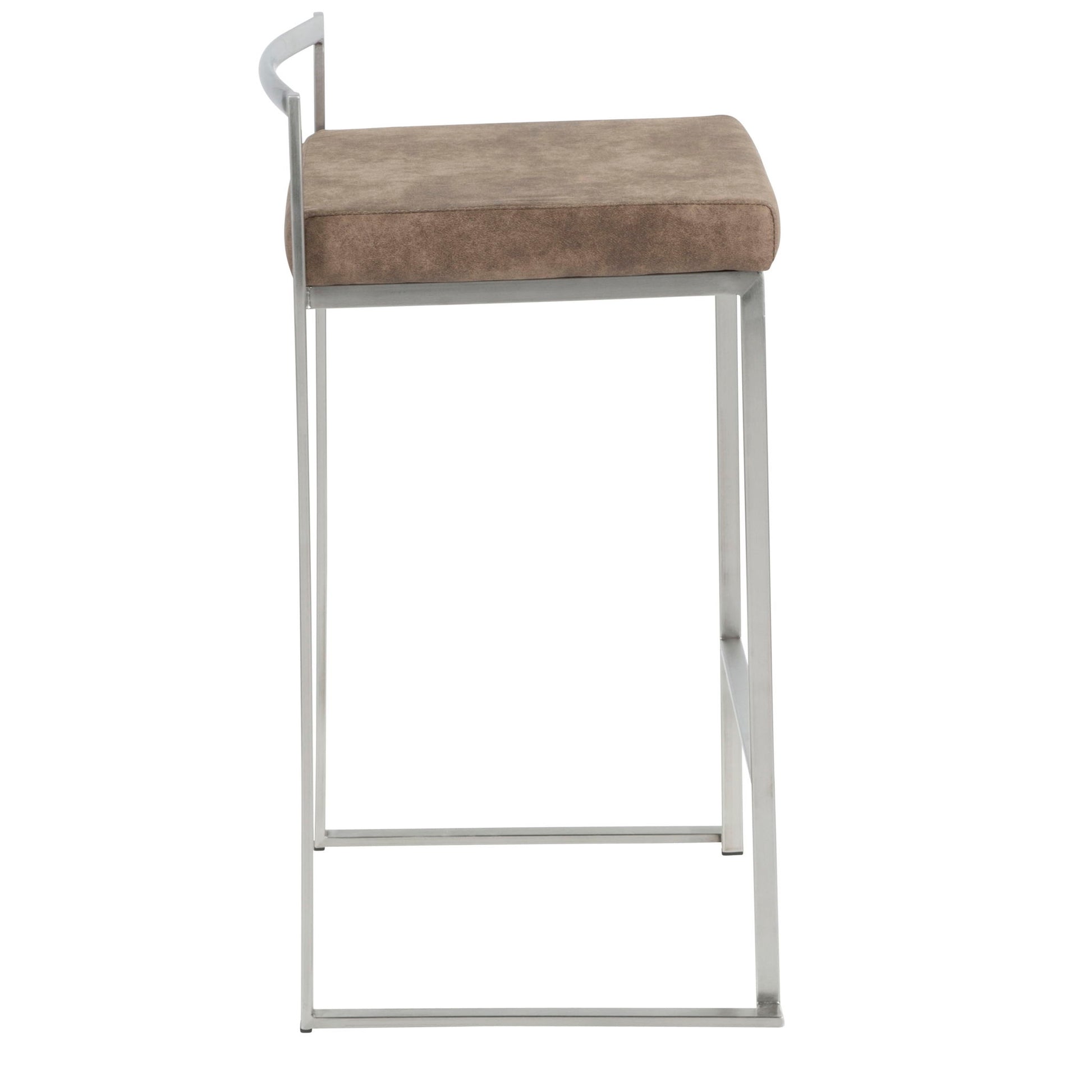 Fuji - Contemporary Elegant Stackable Counter Stool Set - Best Buy Furniture
