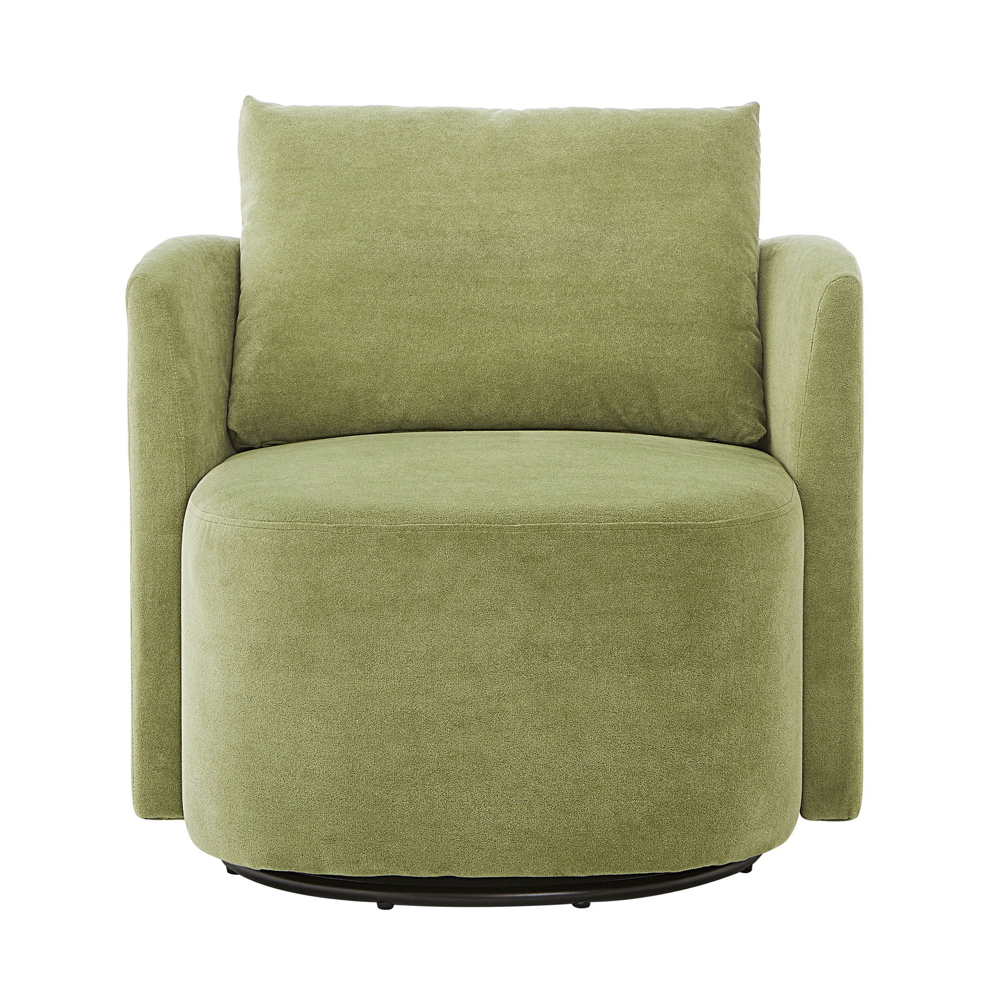 360° Modern Swivel Chair With Upholstered Curved Design - Best Buy Furniture