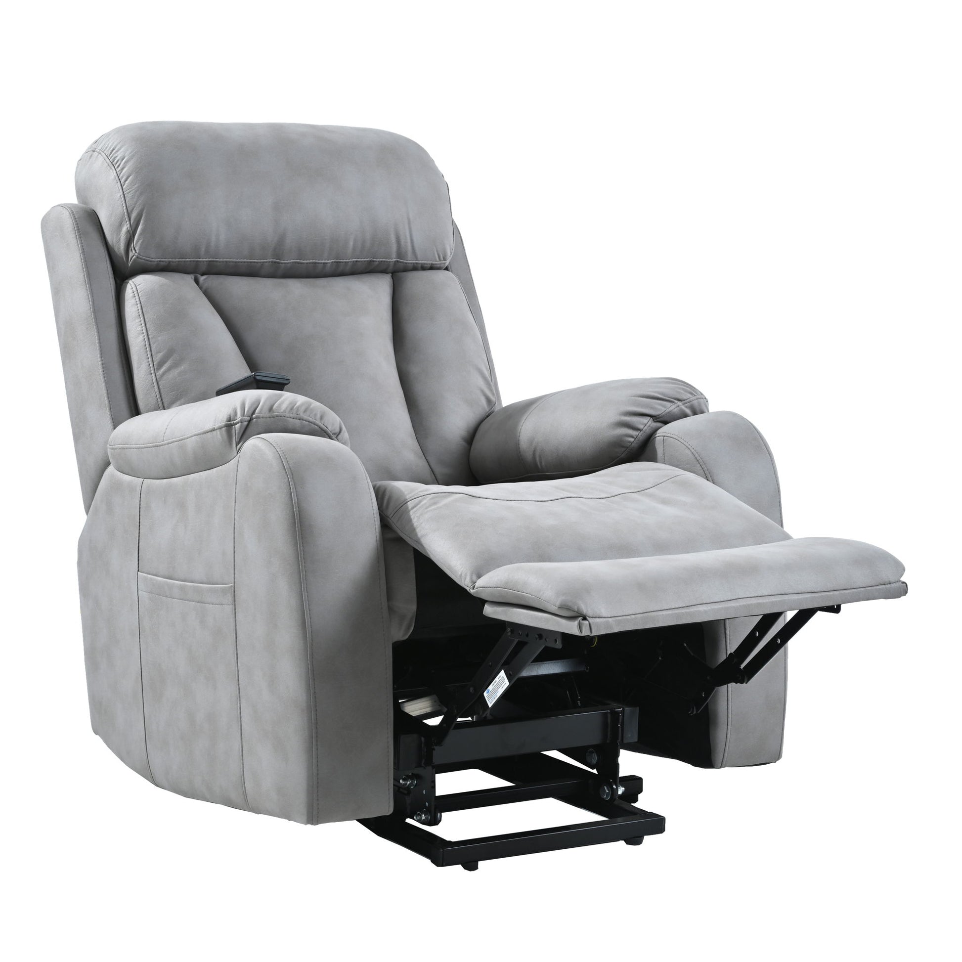 Lift Chair Recliner For Elderly Power Remote Control Recliner Sofa Relax Soft Chair Anti-Skid Australia Cashmere Fabric Furniture Living Room - Best Buy Furniture
