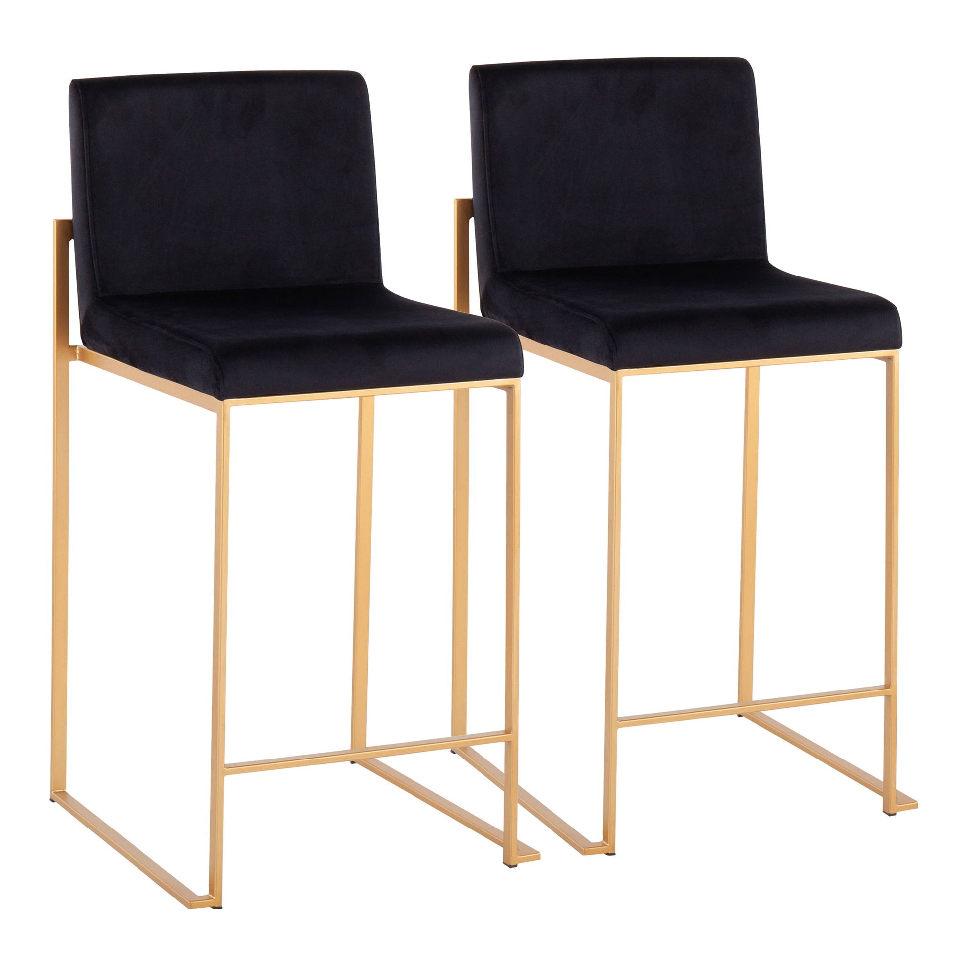 Fuji - Contemporary High Back Stylish Counter Stool - Best Buy Furniture