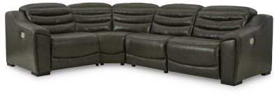 Center Line - Power Recliner Sectional - Best Buy Furniture