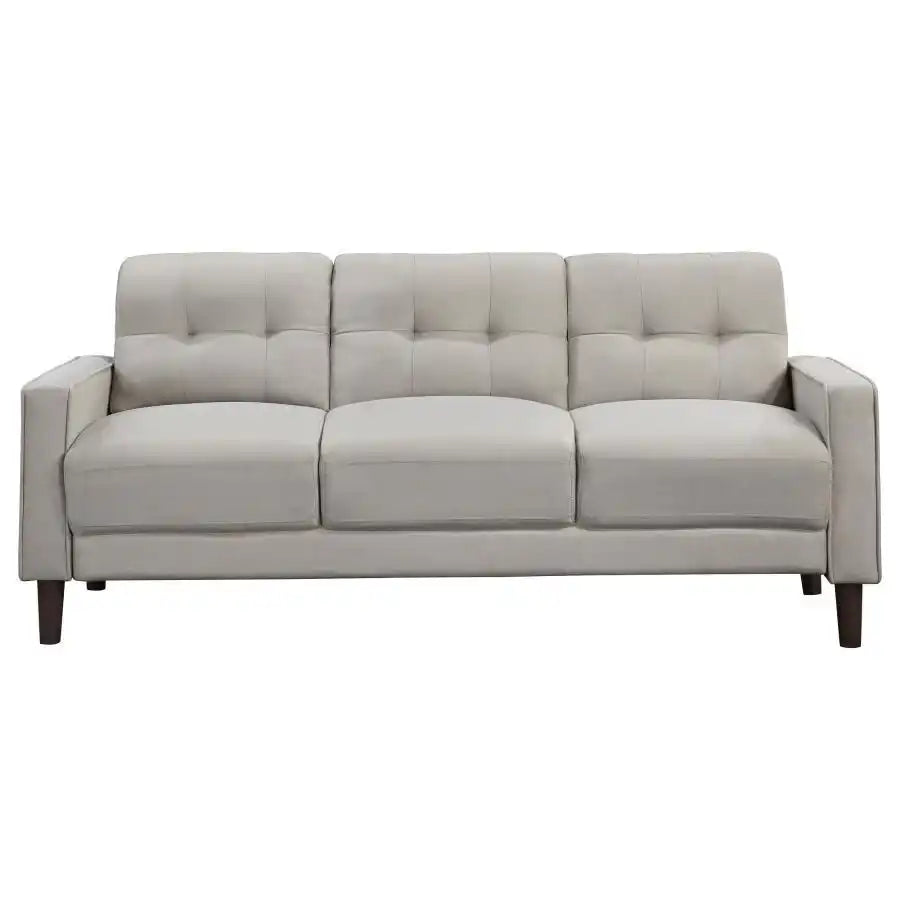 Bowen - Upholstered Track Arm Tufted Sofa Set - Best Buy Furniture