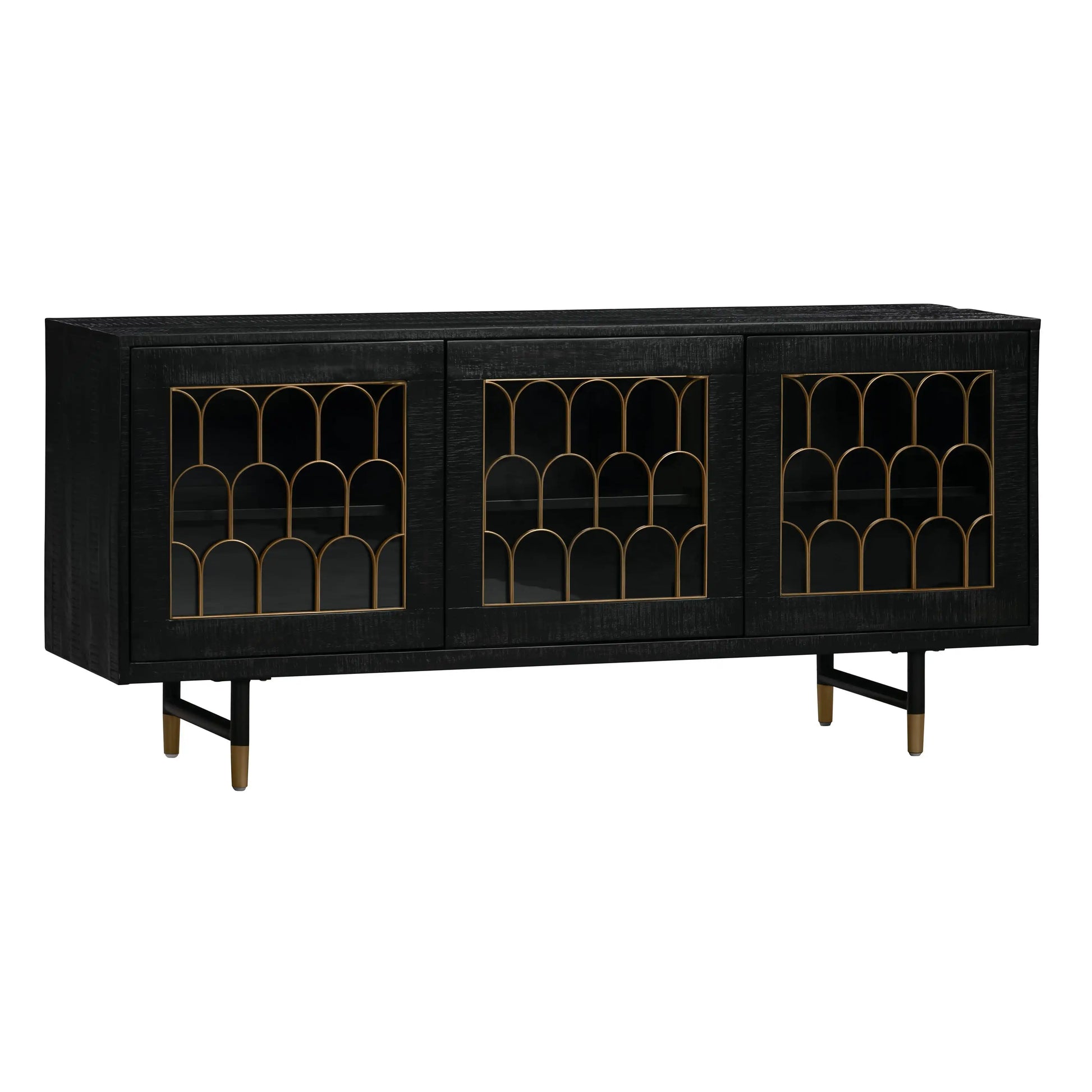 Gatsby - Wood Buffet - Black - Best Buy Furniture