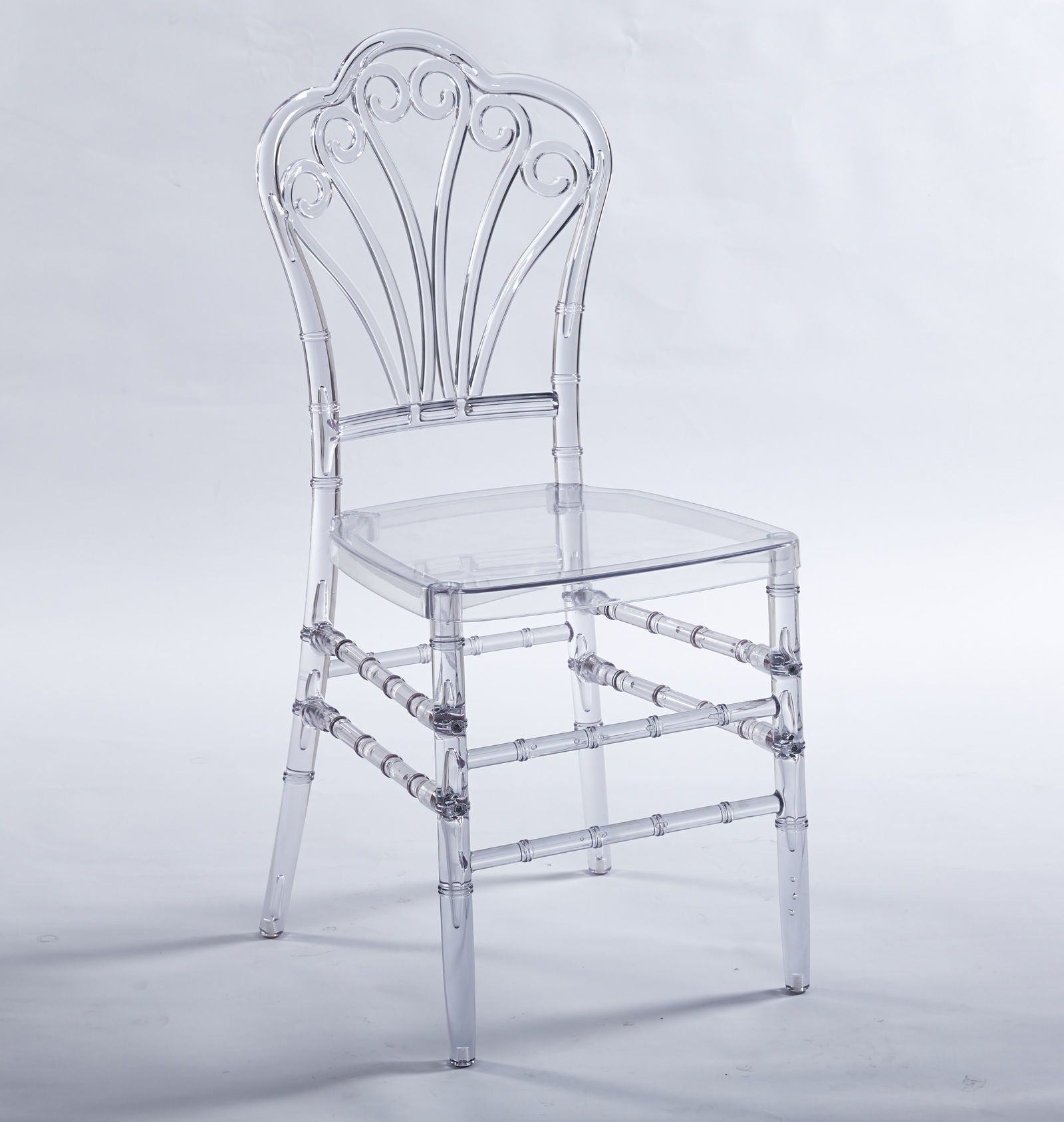 Welding Chair, Dining Chair / Plastic Seat (Set of 4) - Transparent - Best Buy Furniture