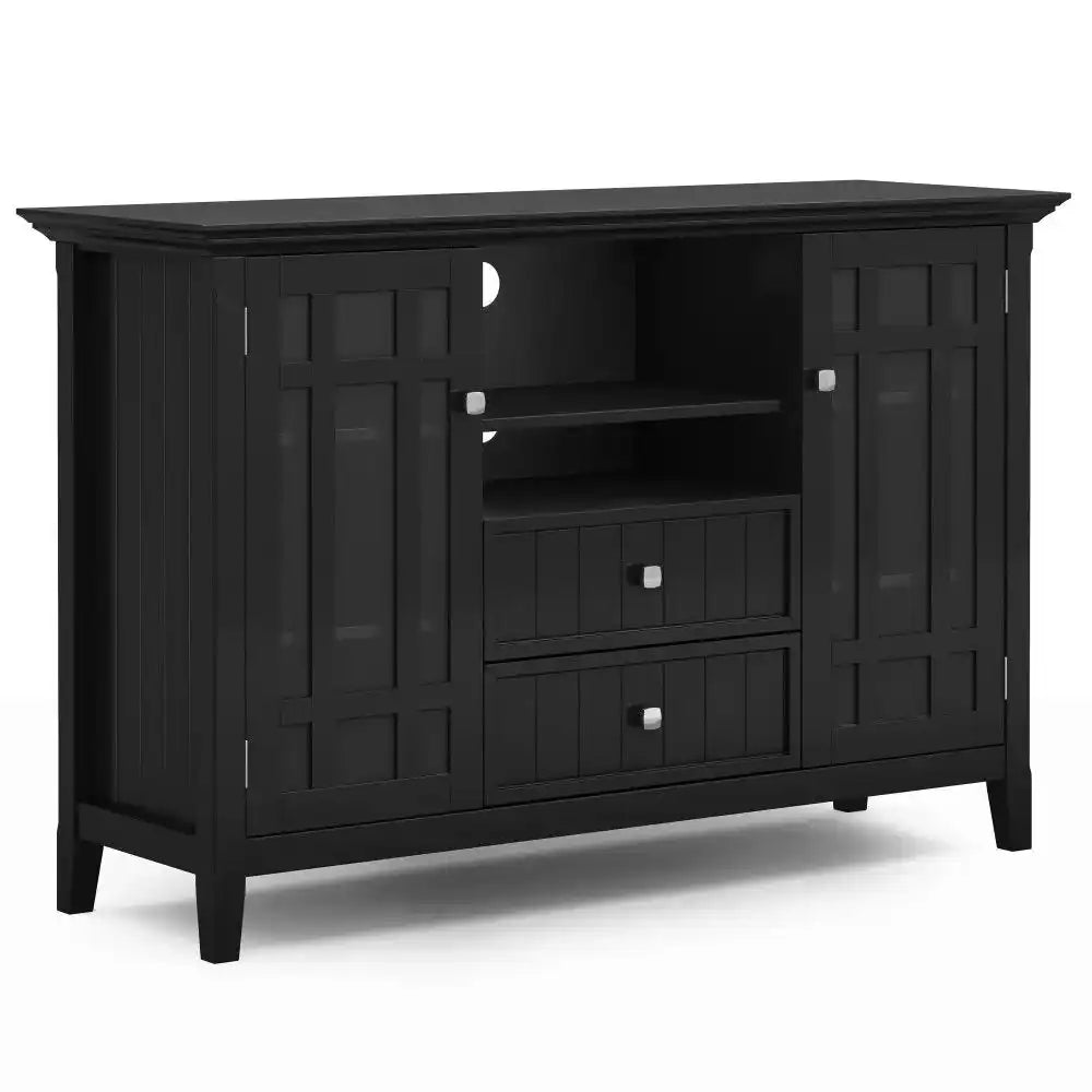 Bedford - Handcrafted Tall TV Media Stand - Best Buy Furniture