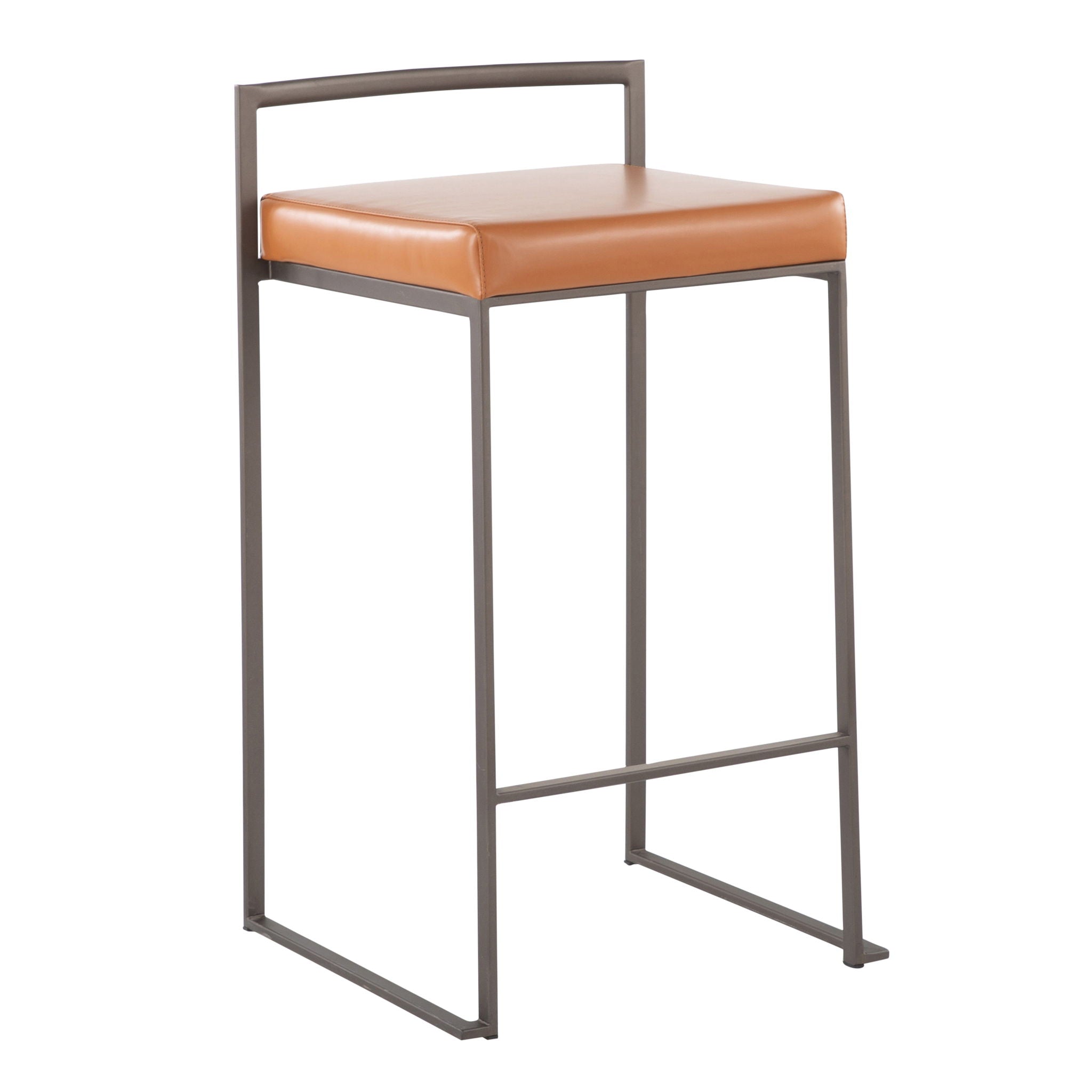 Fuji - Industrial Stackable Counter Stool Elegant Design - Best Buy Furniture