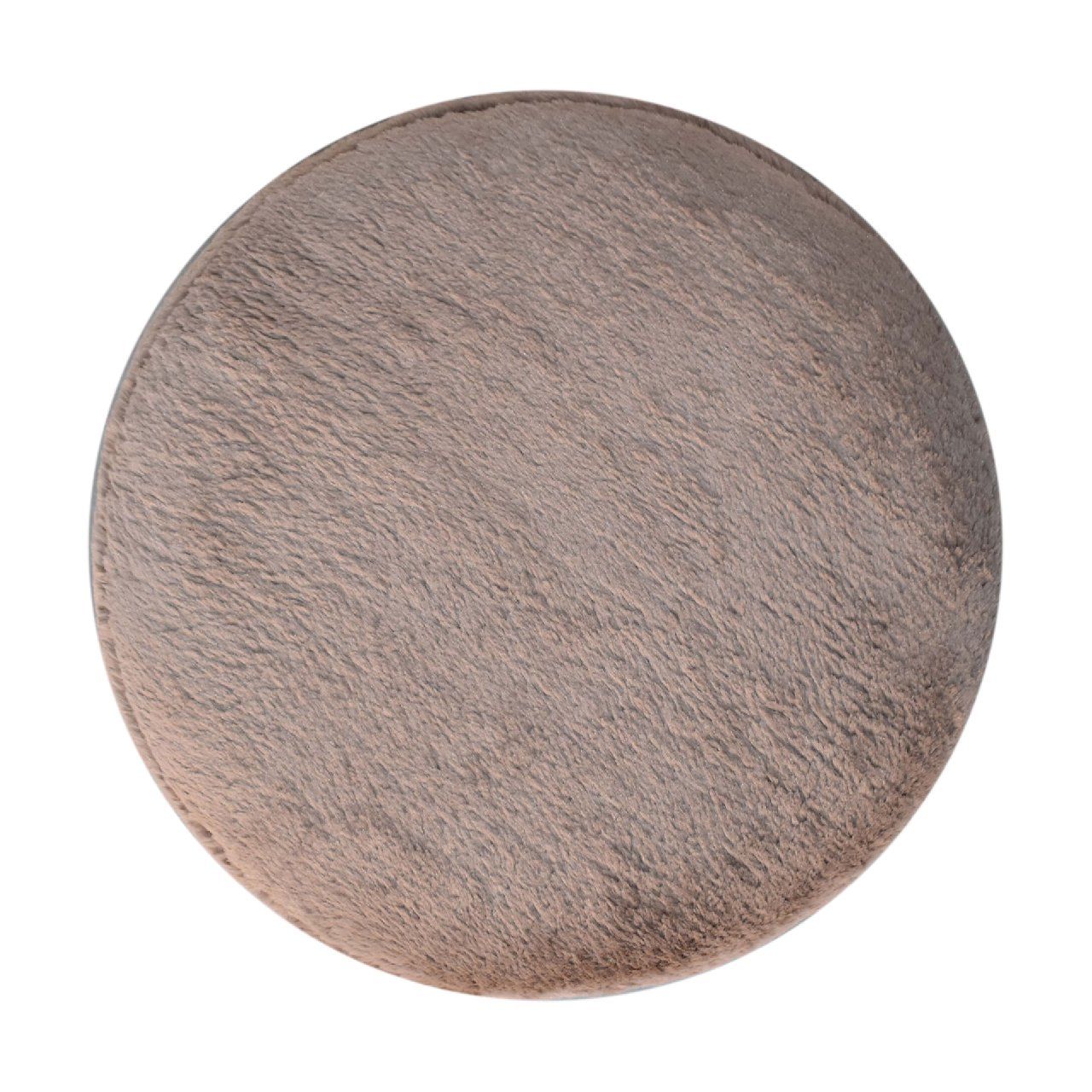 Round Ball Footstool - Mocha - Best Buy Furniture