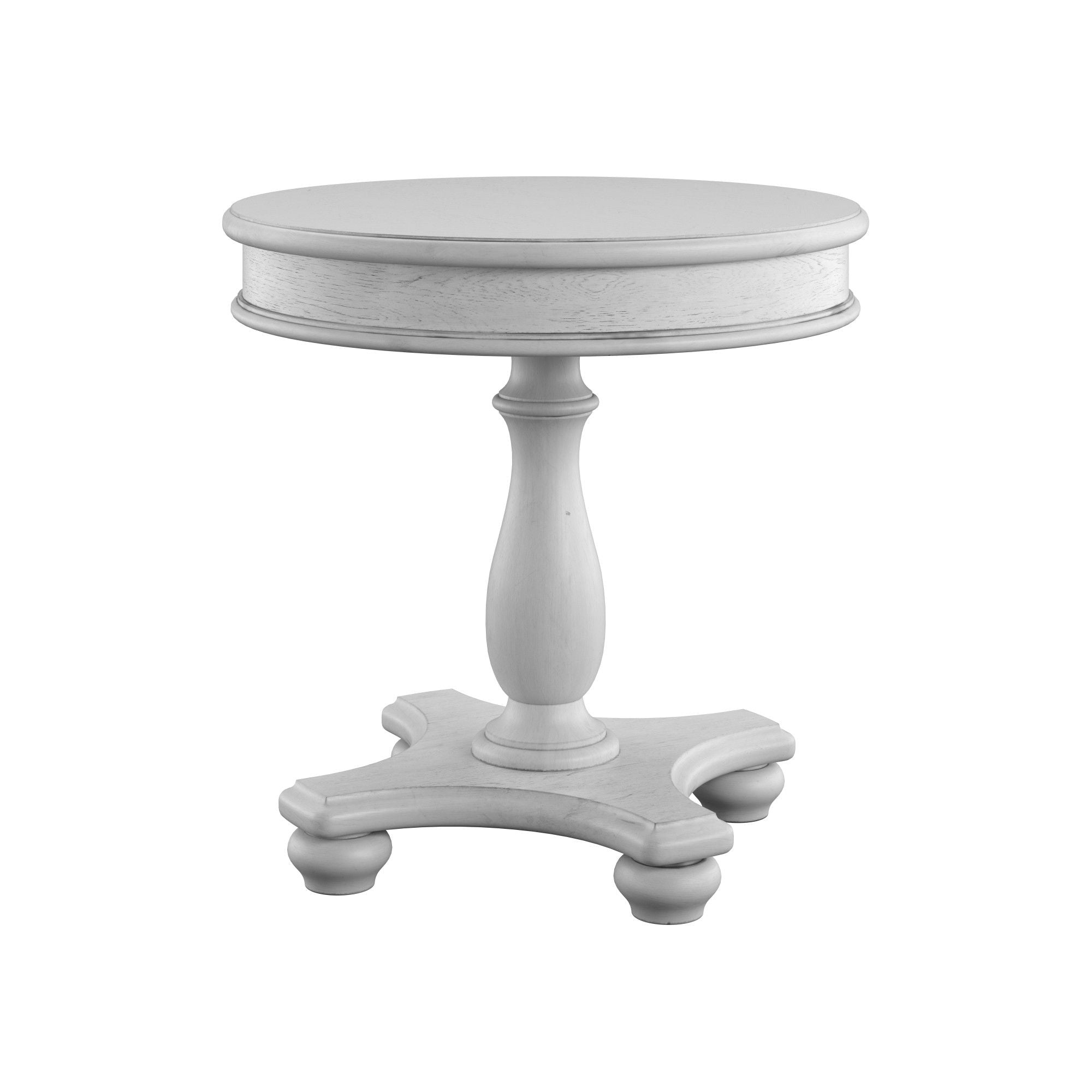 Mariano - Round End Table - Gray - Best Buy Furniture