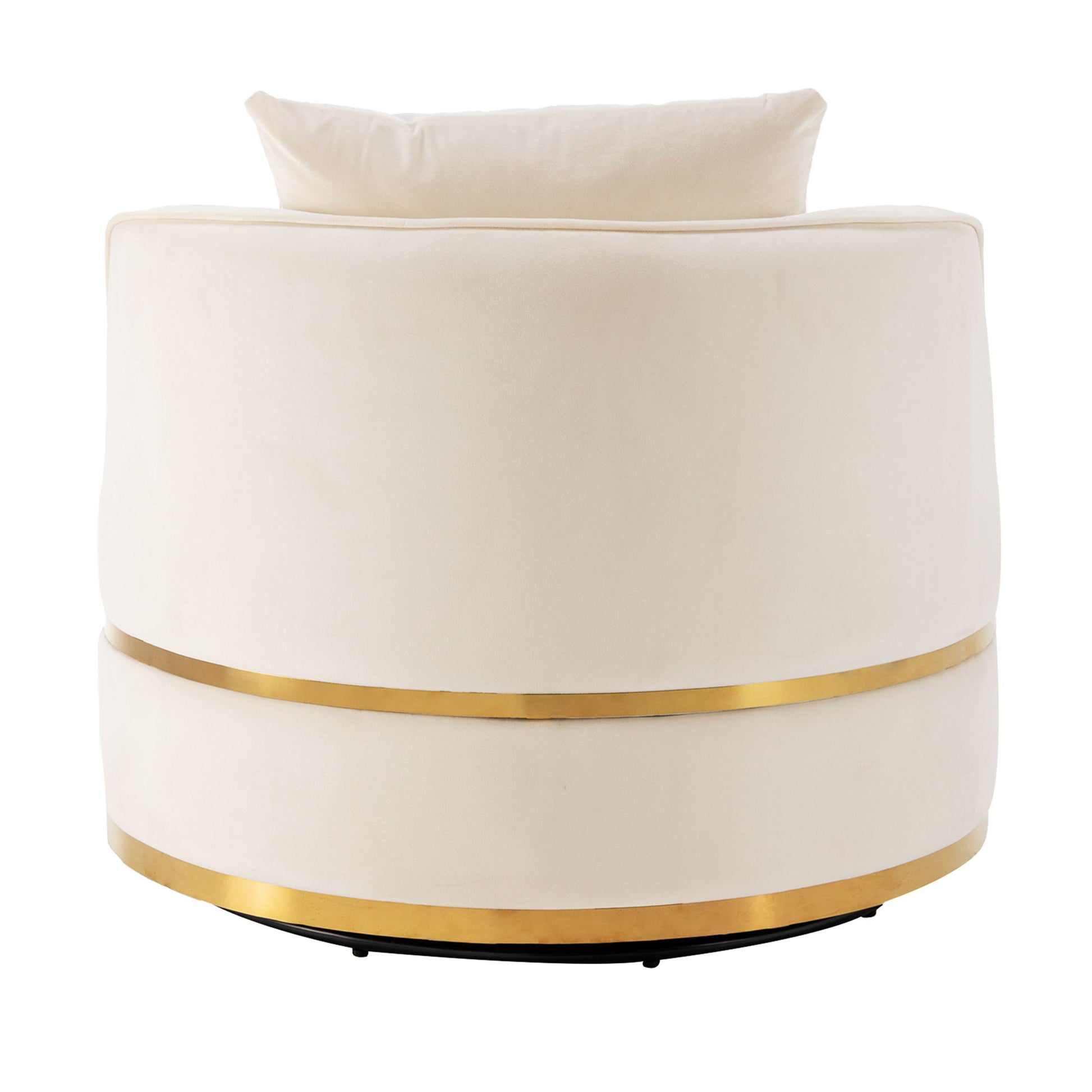 360 Degree Swivel Over Sized Upholstered Barrel Chair - Best Buy Furniture