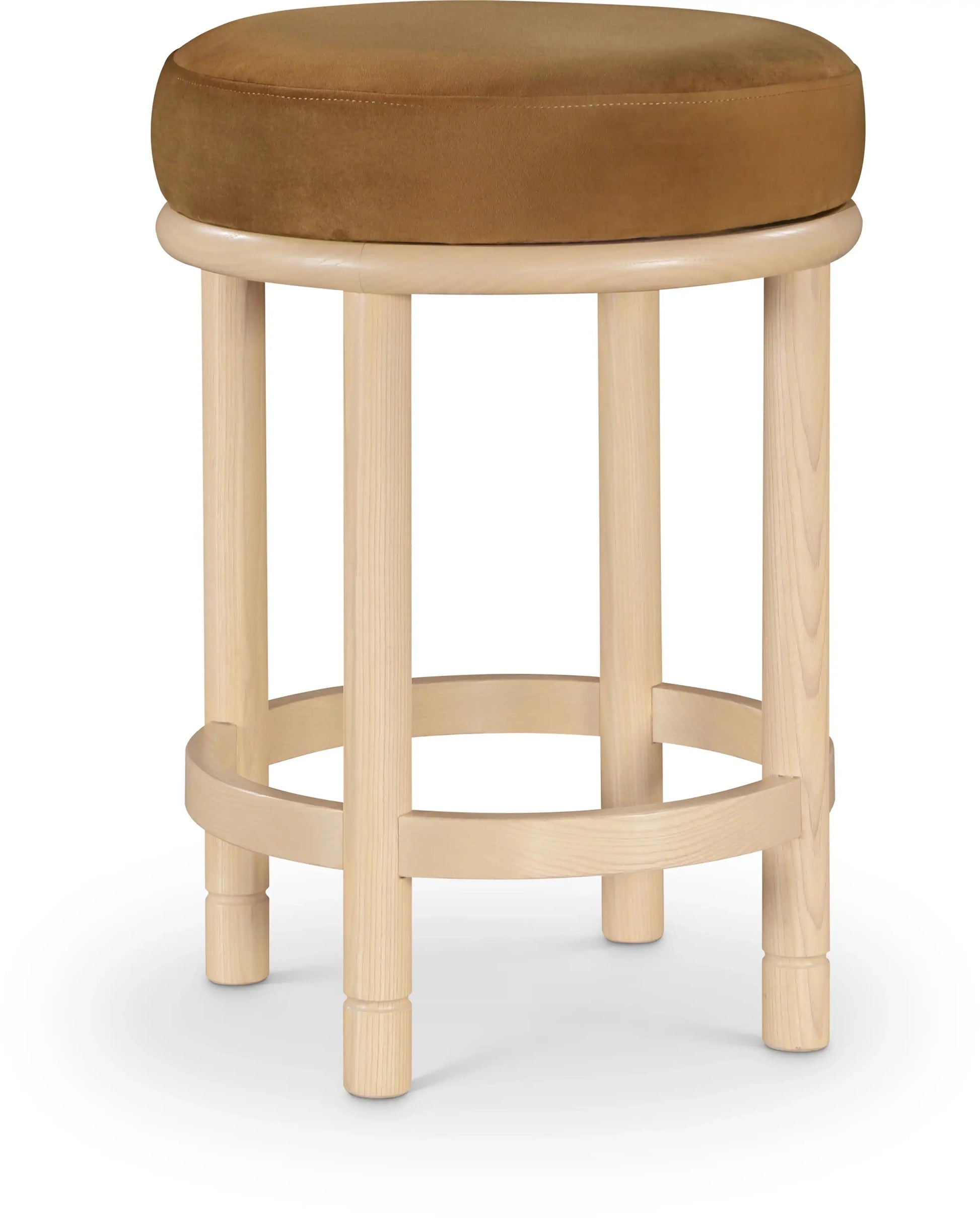 Monette - Counter Stool With Natural Base - Best Buy Furniture