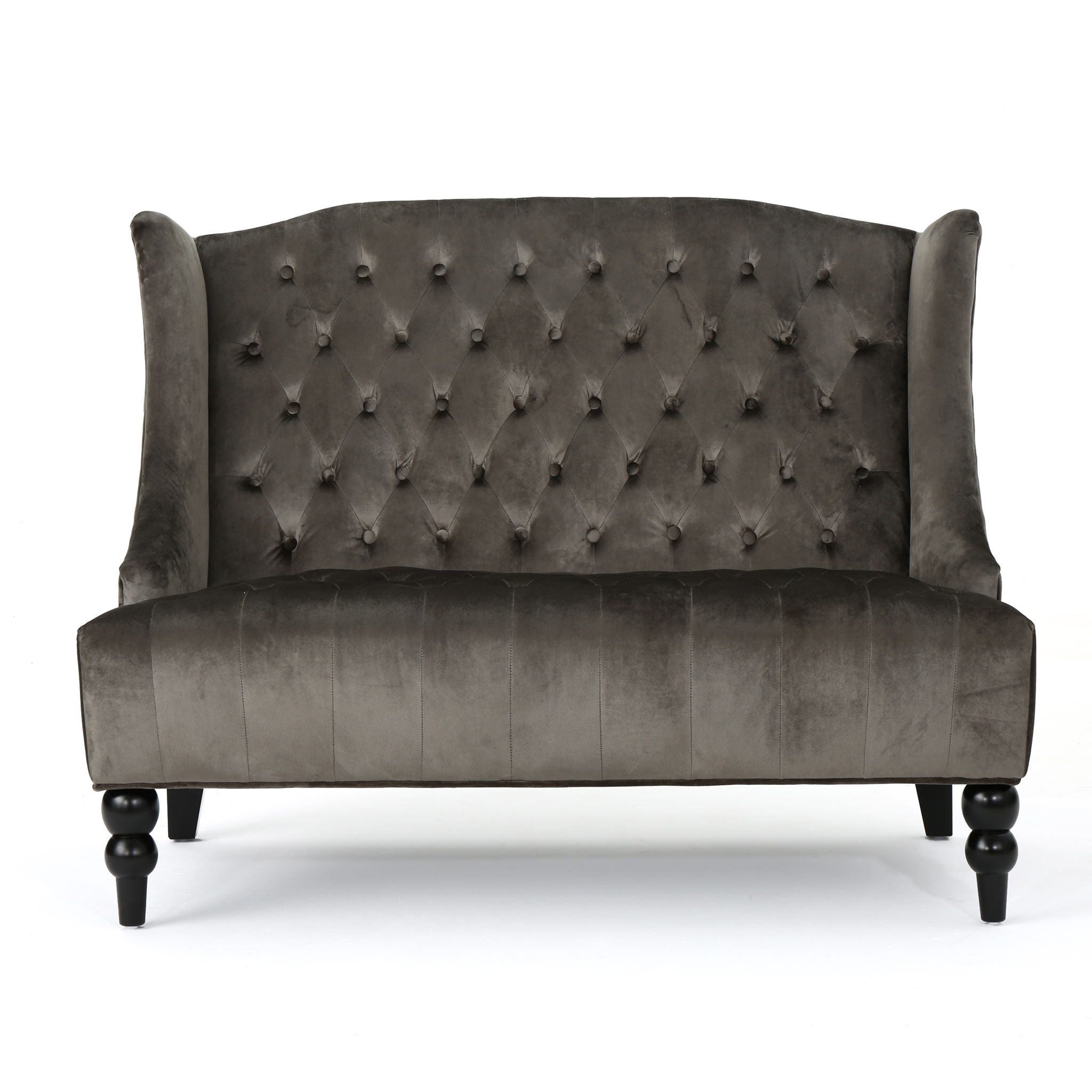 Nurturing - Upholstered Loveseat With Wing Back And Diamond Tufting - Best Buy Furniture