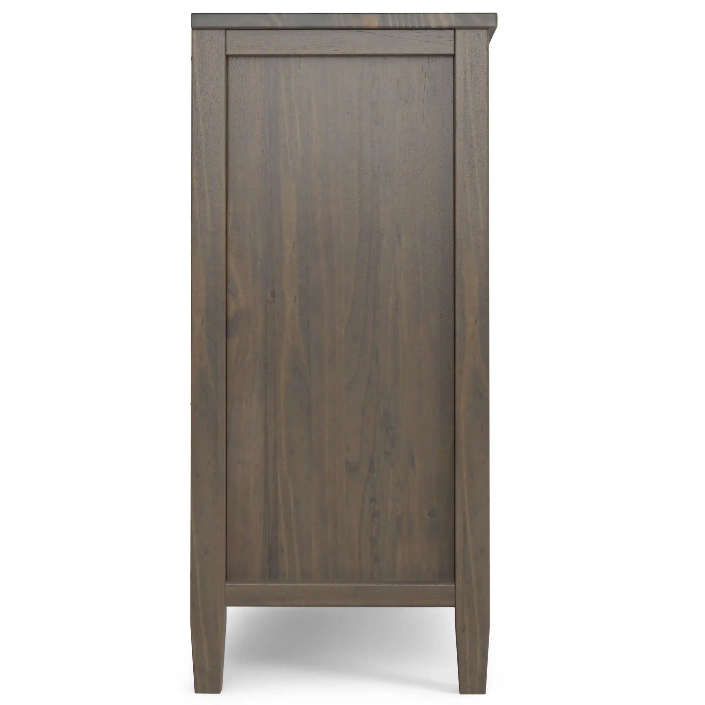 Ela - Low Storage Cabinet - Smoky Brown - Best Buy Furniture