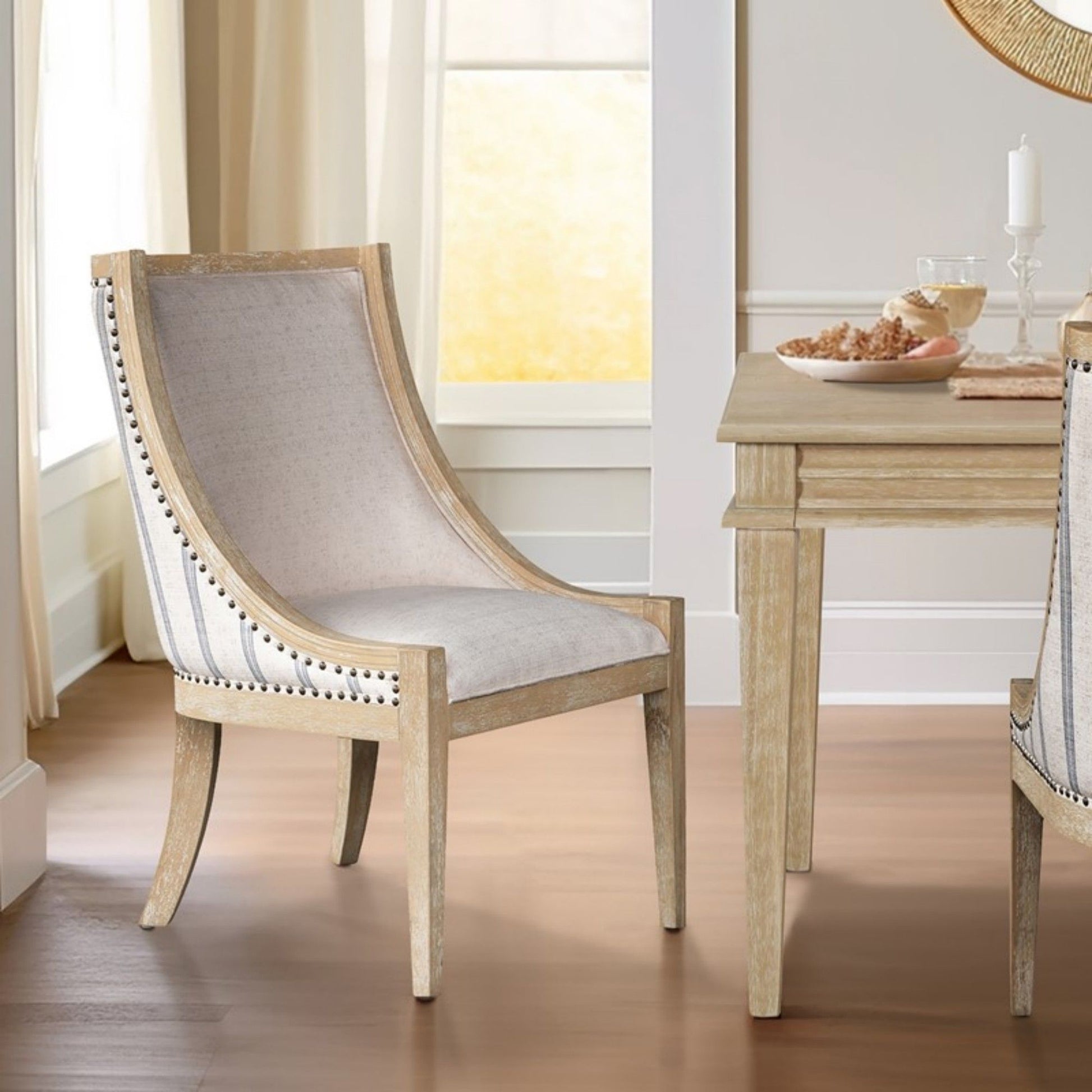 Upholstered Dining Chair With Nailhead Trim - Best Buy Furniture