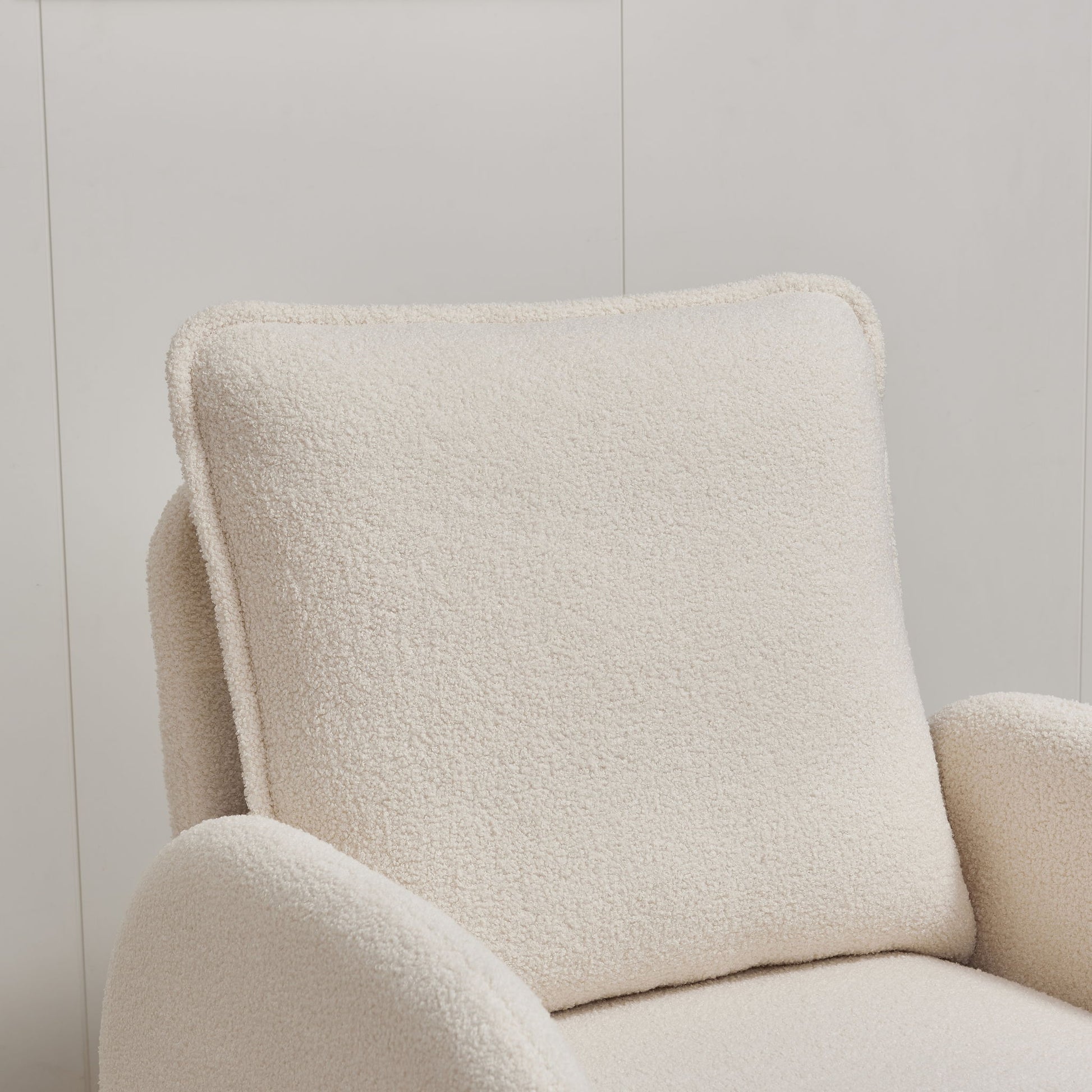 Modern Sherpa Upholstered Accent Chair, Comfortable Living Room Armchair, Lounge Chair For Bedroom, And Office - Best Buy Furniture