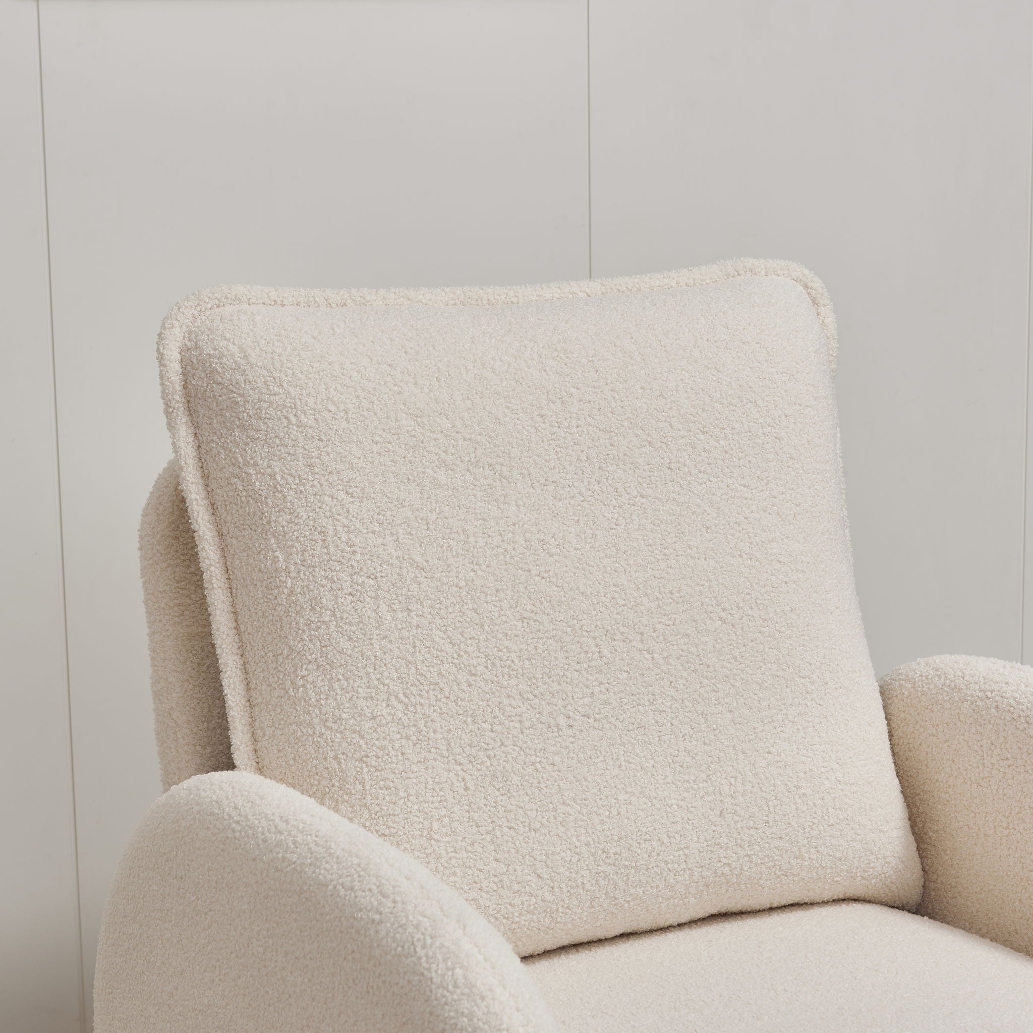 Modern Sherpa Upholstered Accent Chair, Comfortable Living Room Armchair, Lounge Chair For Bedroom, And Office - Best Buy Furniture