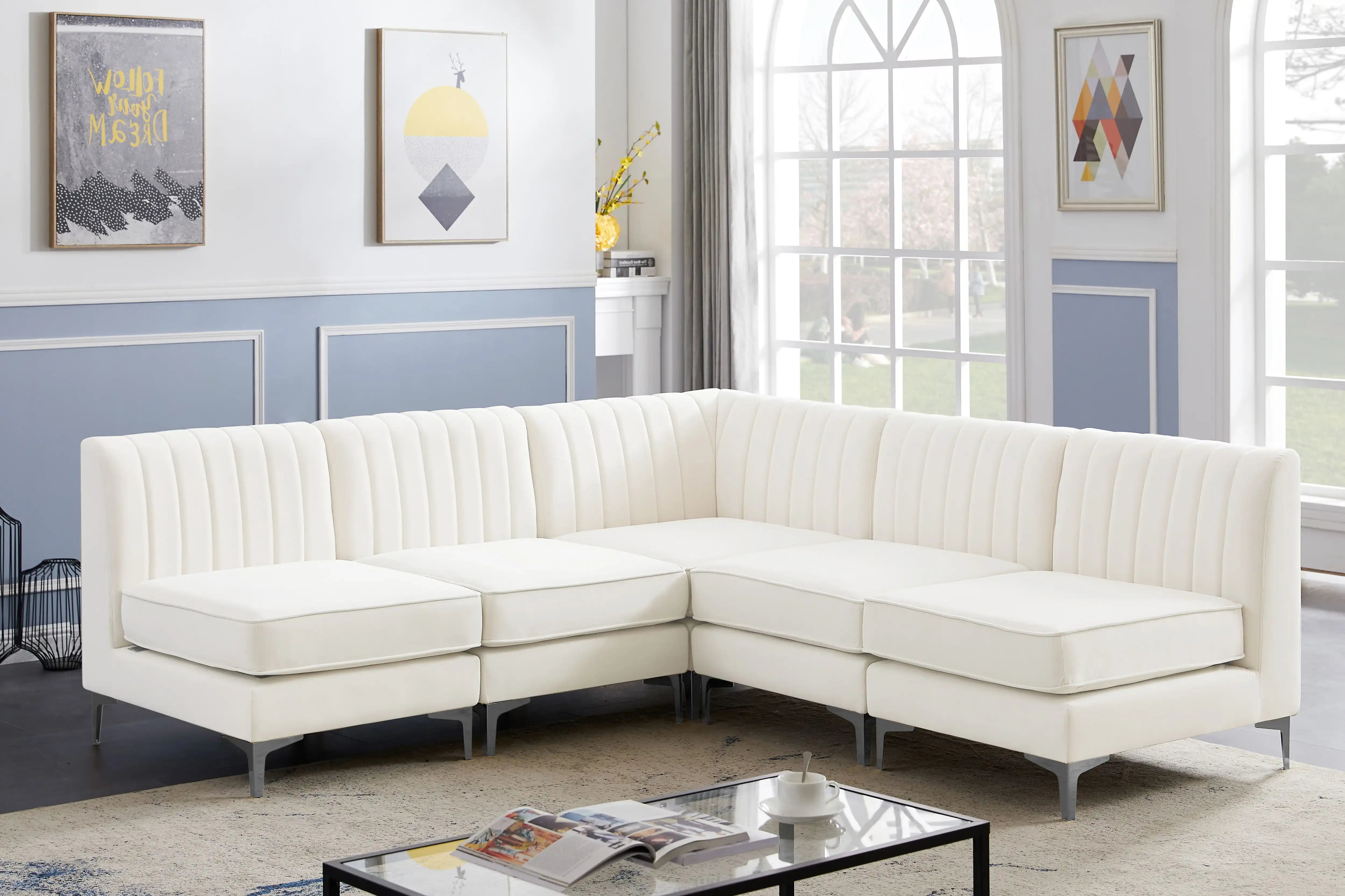 Alina - 5 Piece Armless Sectional - Best Buy Furniture