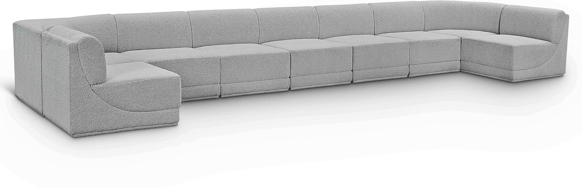 Ollie - 9 Piece Modular Sectional - Best Buy Furniture