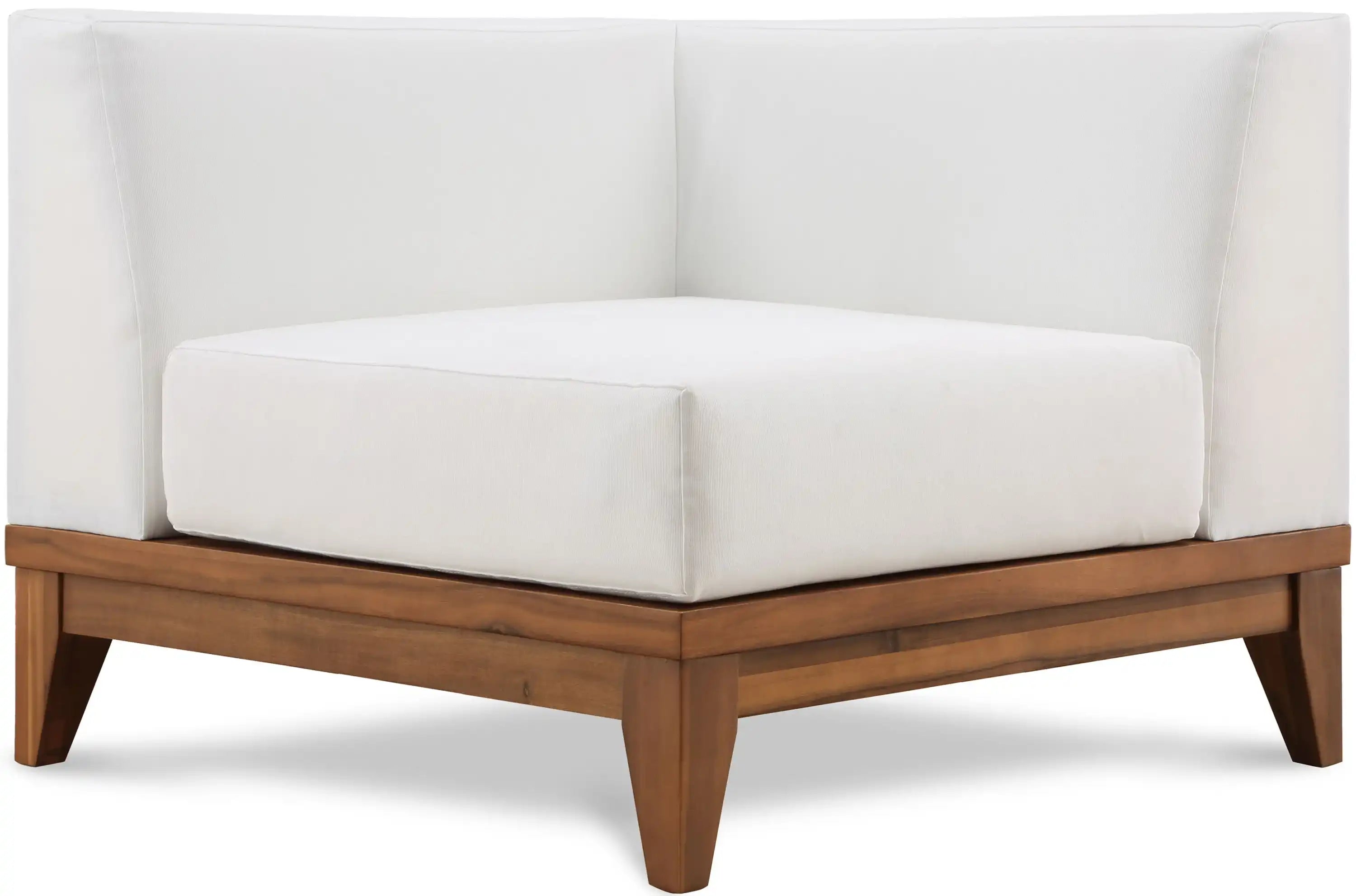 Rio - Corner Chair - Off White - Best Buy Furniture
