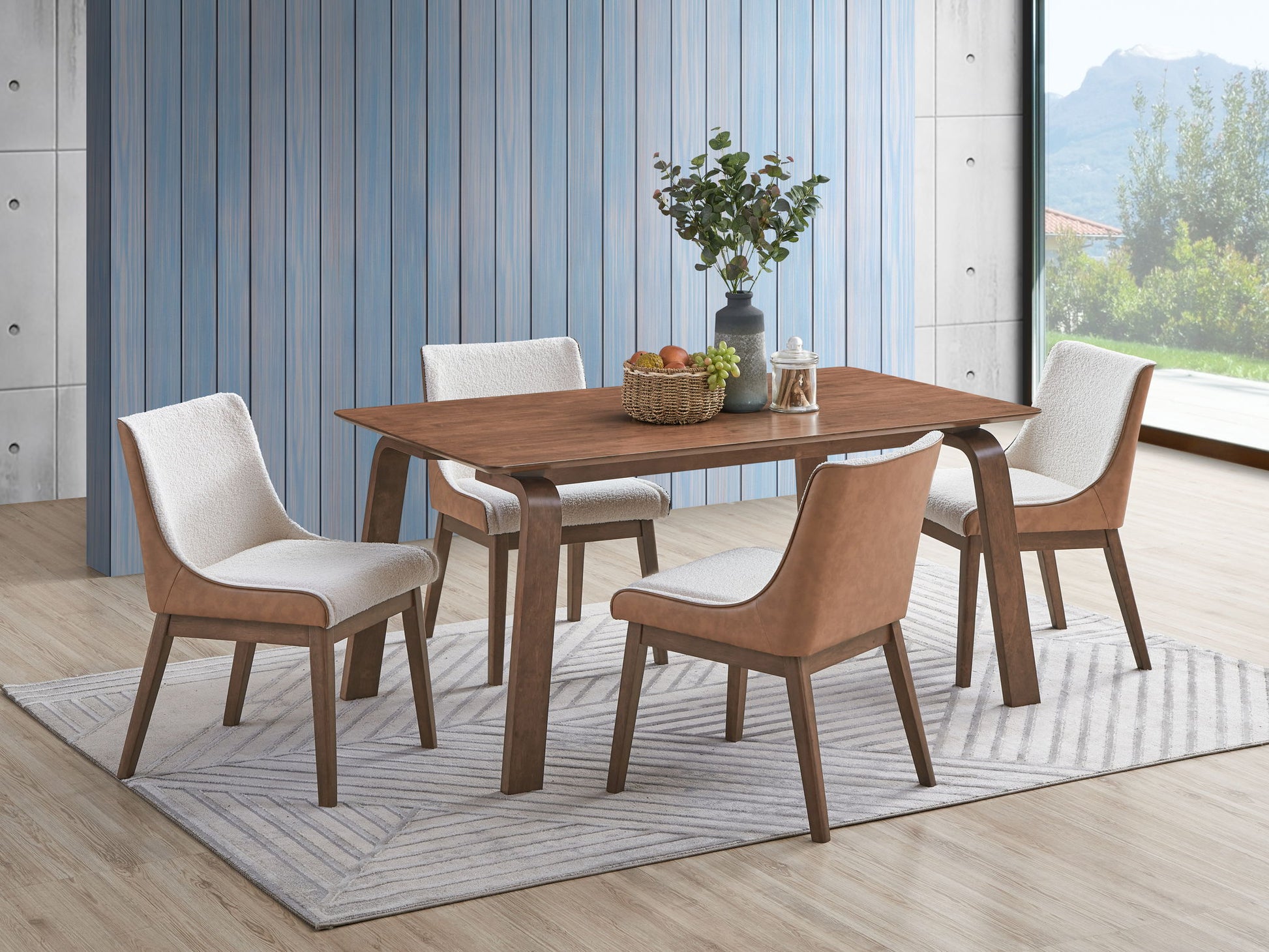 Ginny - Dining Table - Walnut - Best Buy Furniture